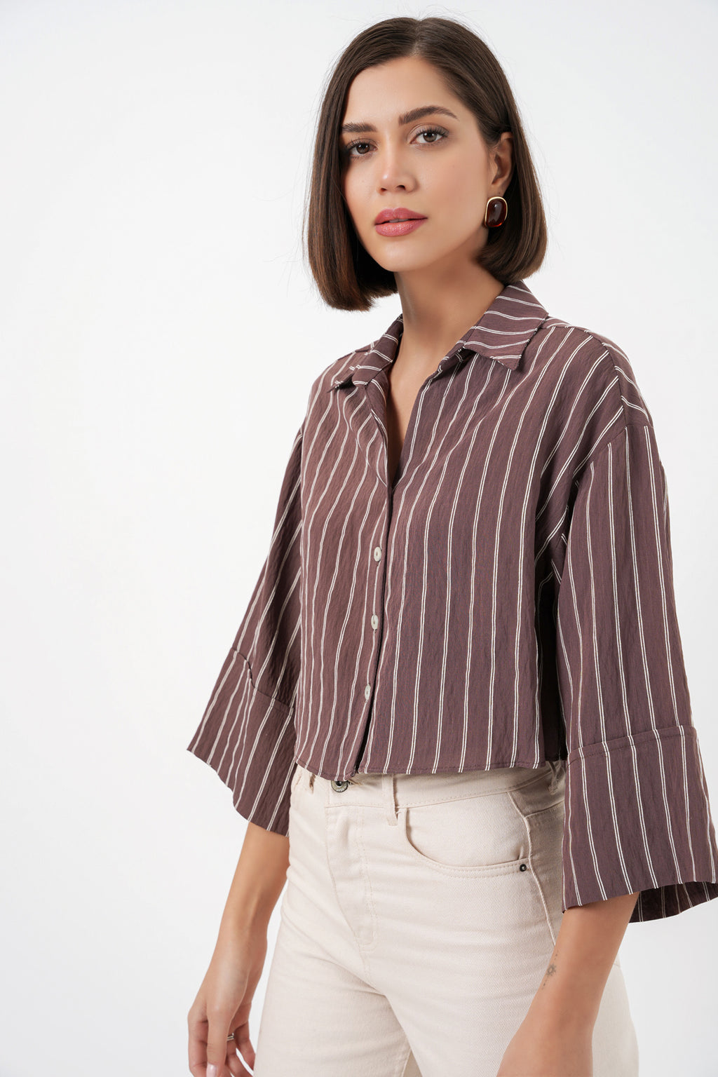 Brown Women Shirt