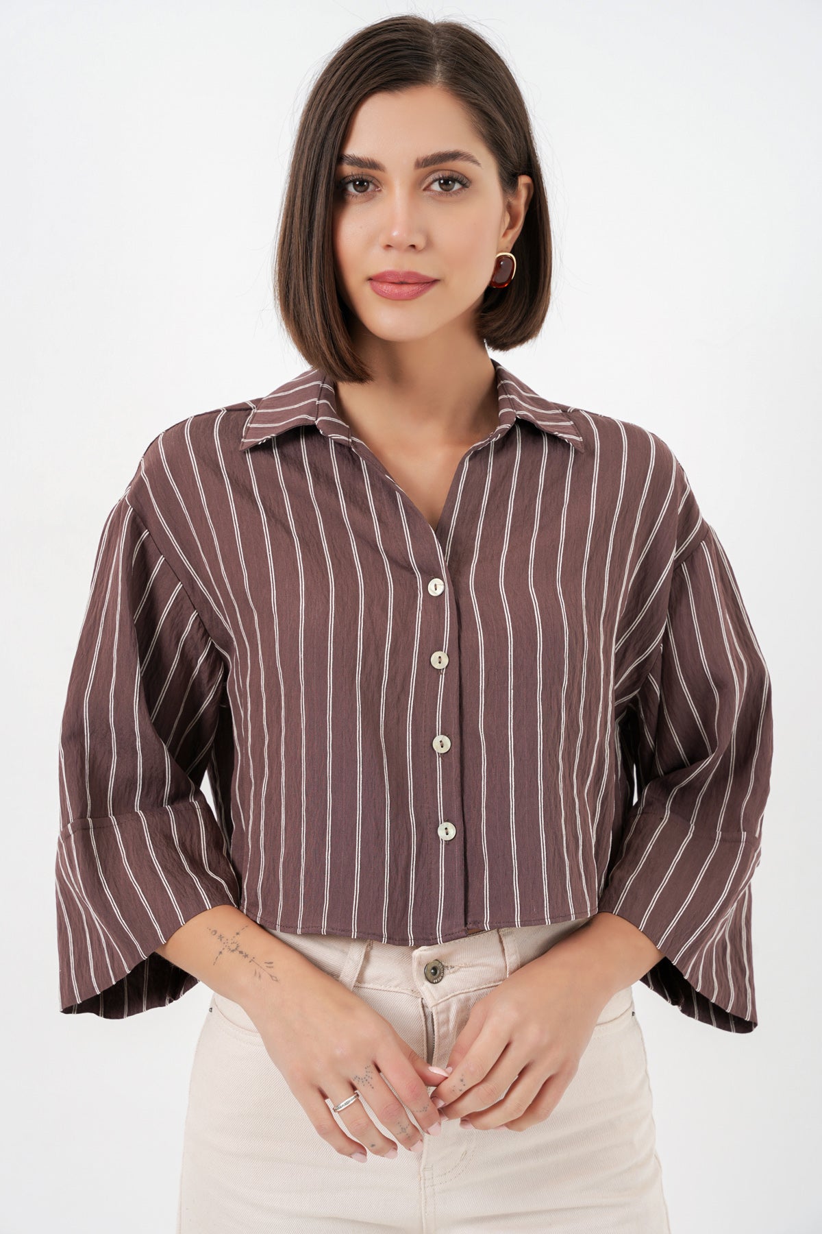 Brown Women Shirt