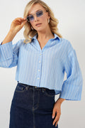 Blue Women Shirt