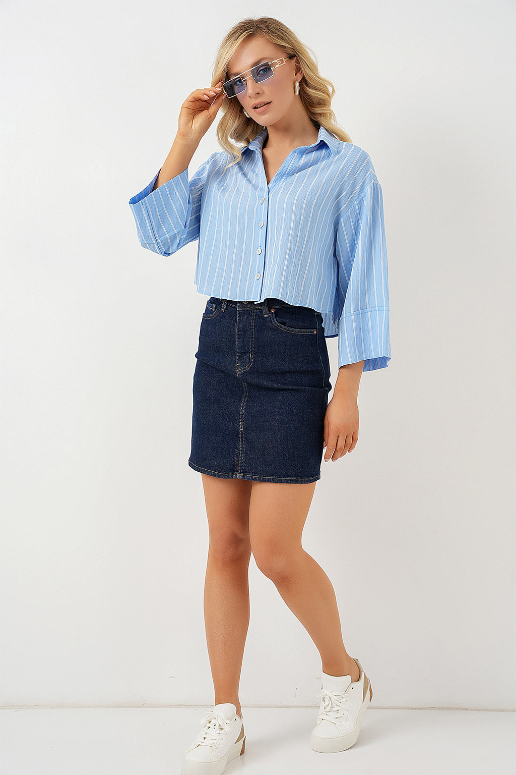 Blue Women Shirt