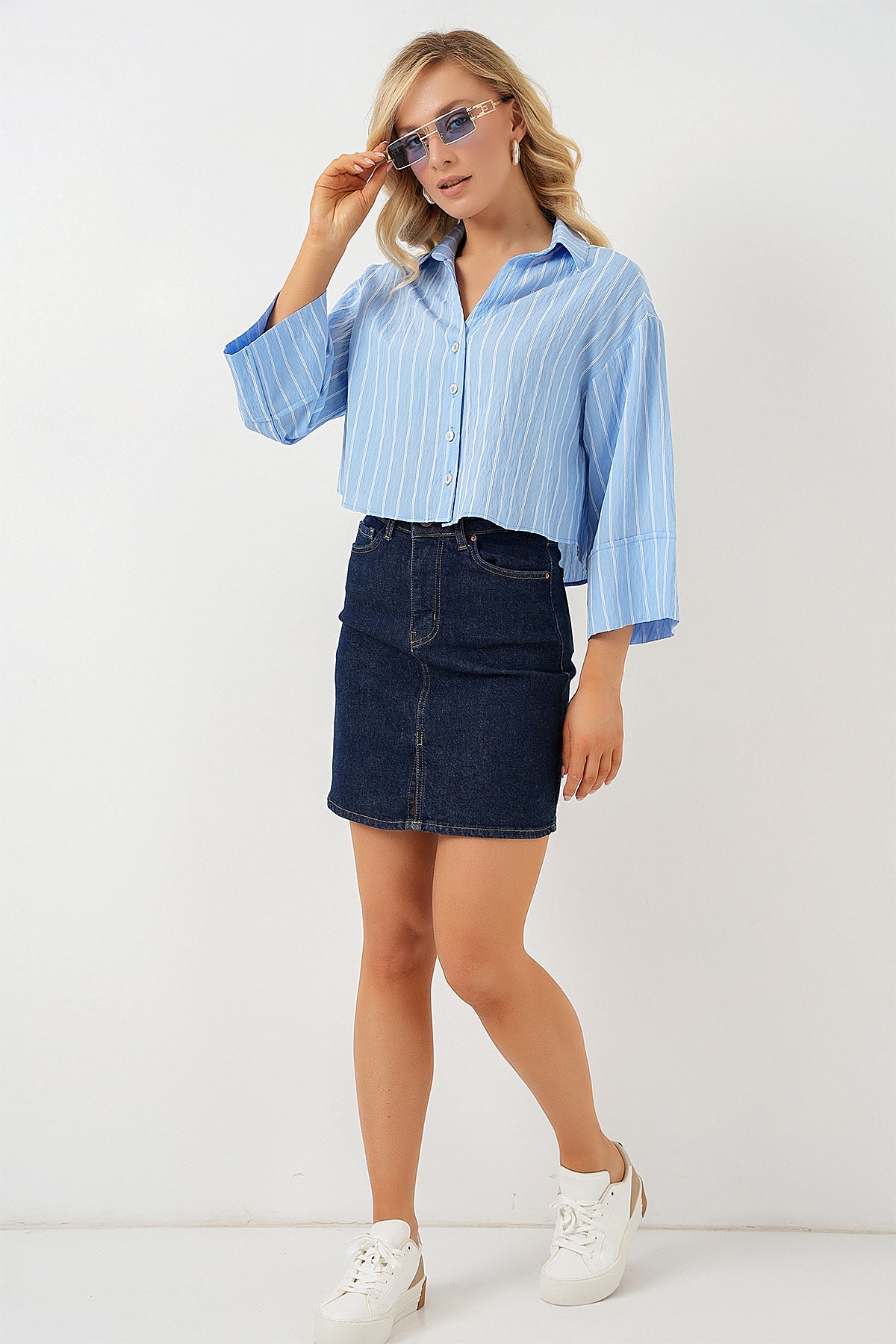 Blue Women Shirt