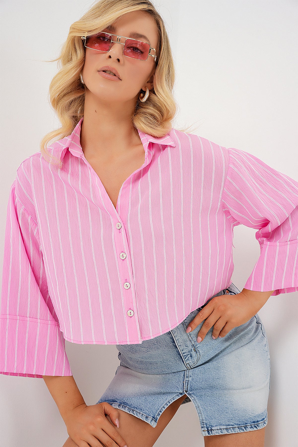 Pink Women Shirt