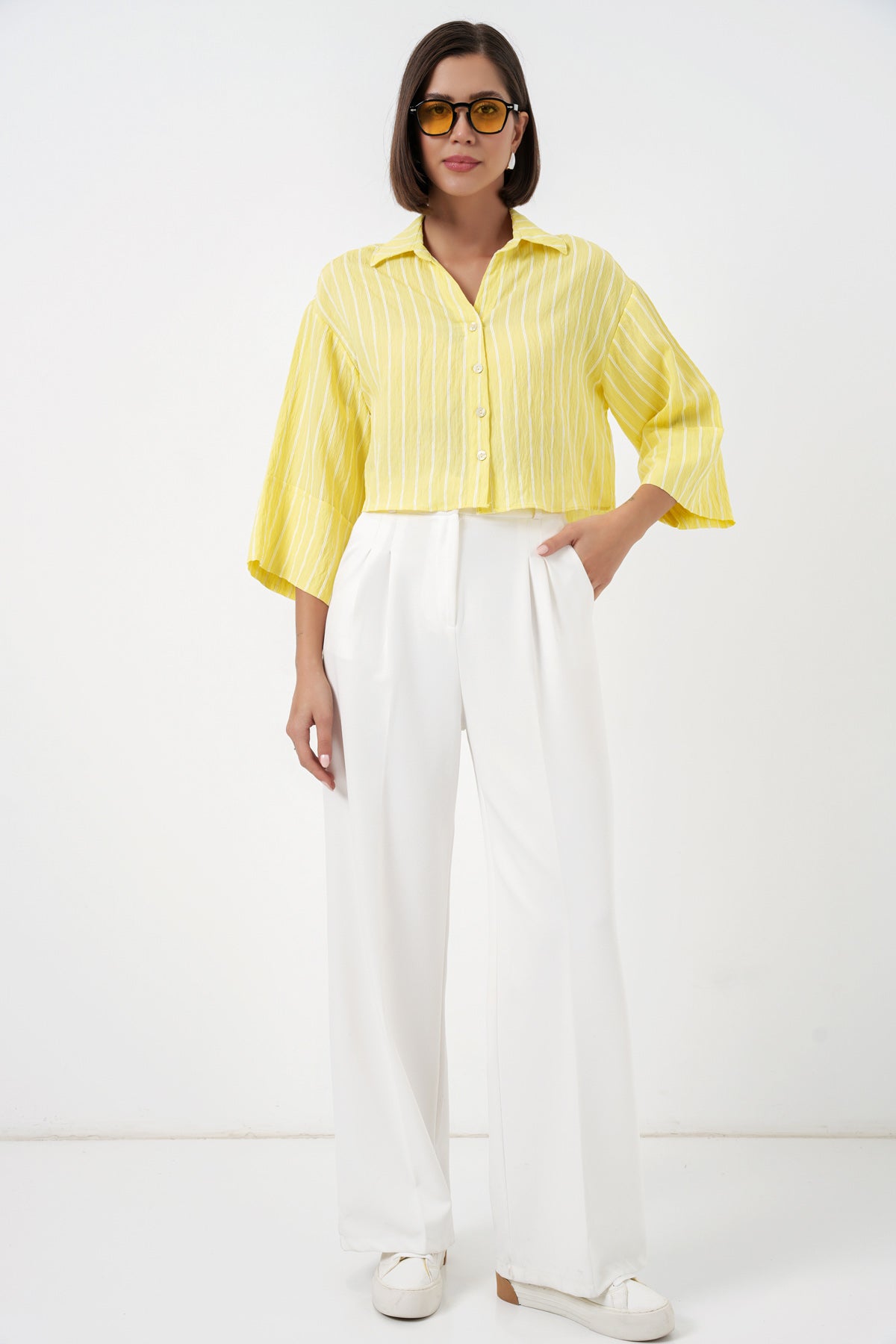Yellow Women Shirt