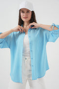 Blue Women Shirt
