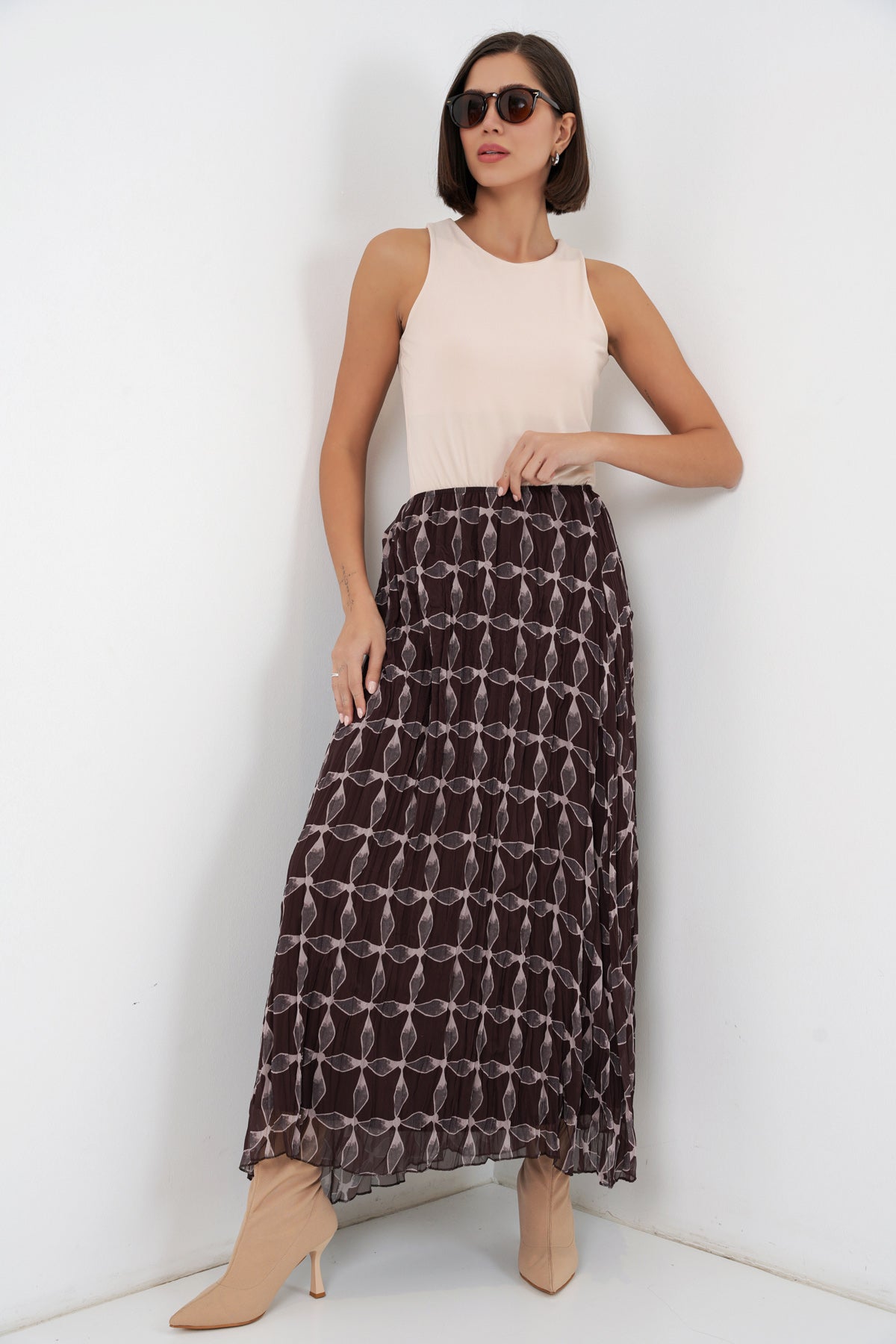 Brown Women Skirt