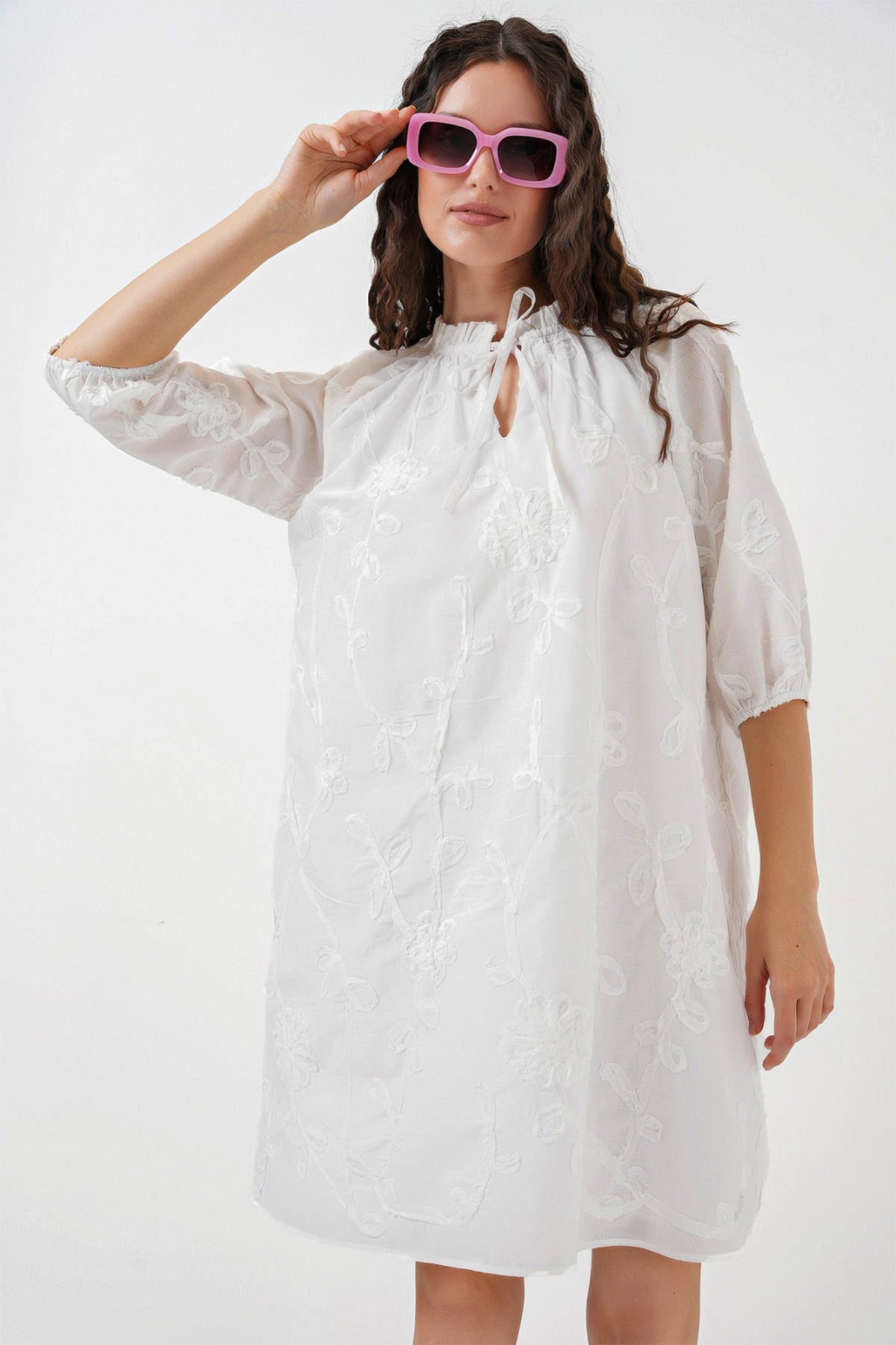 White Women Dress