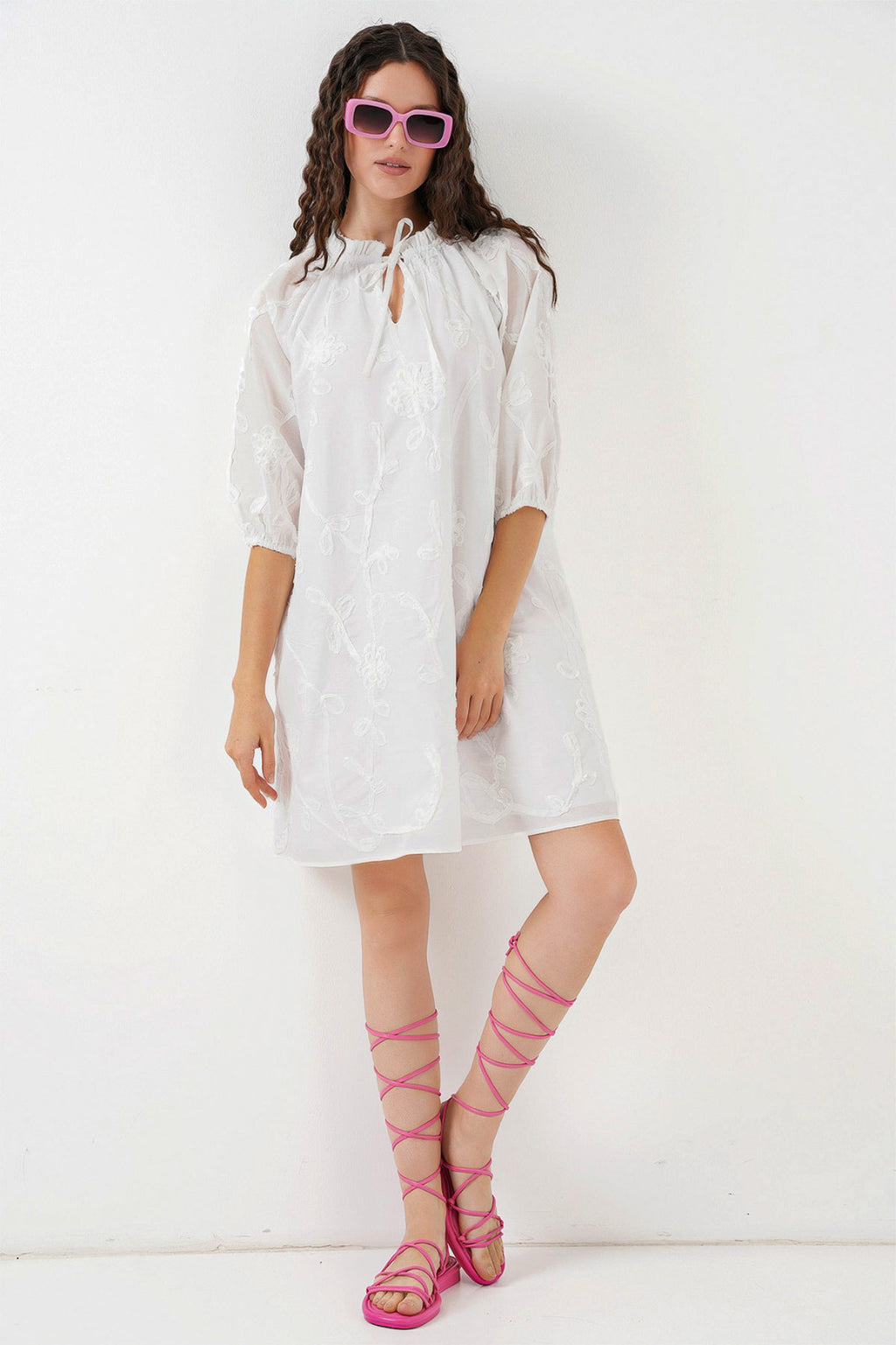 White Women Dress