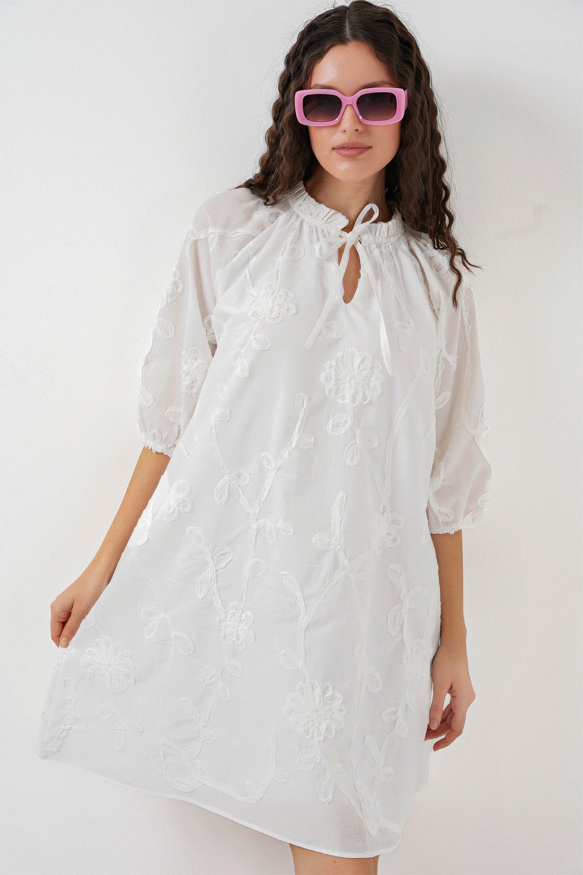 White Women Dress