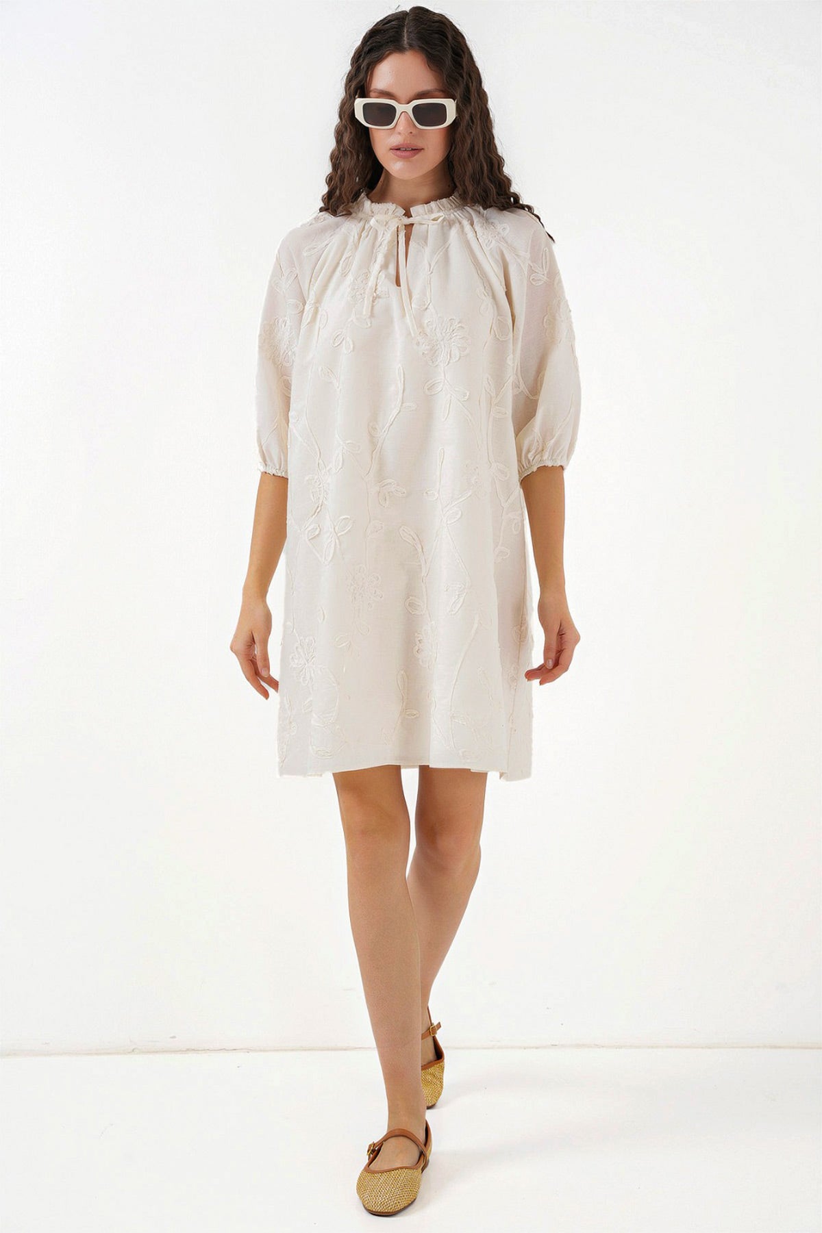 Cream Women Dress