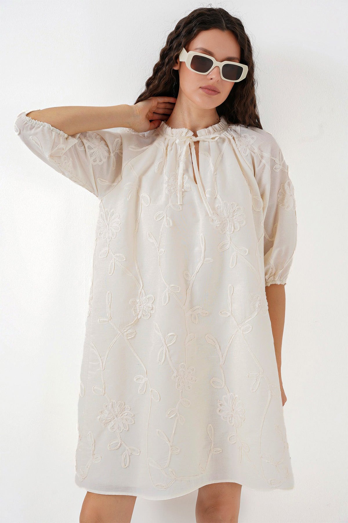 Cream Women Dress