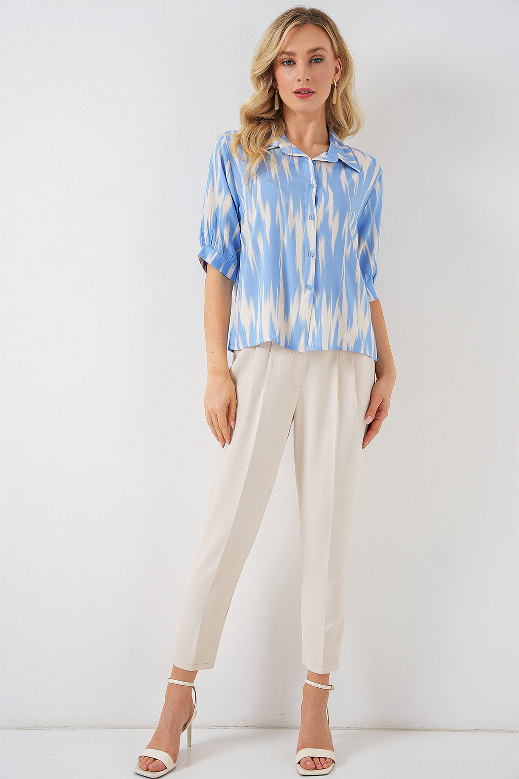 Blue Women Shirt