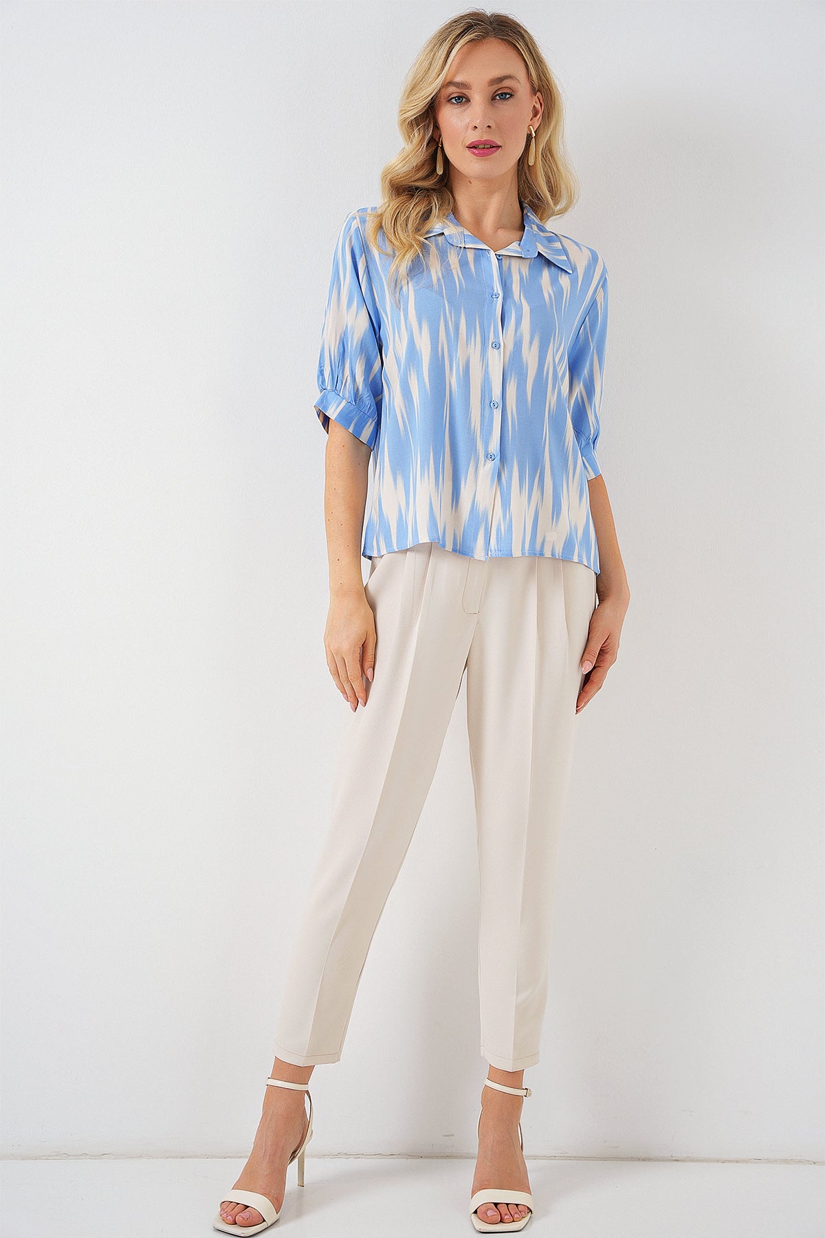 Blue Women Shirt