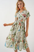 green Women Dress