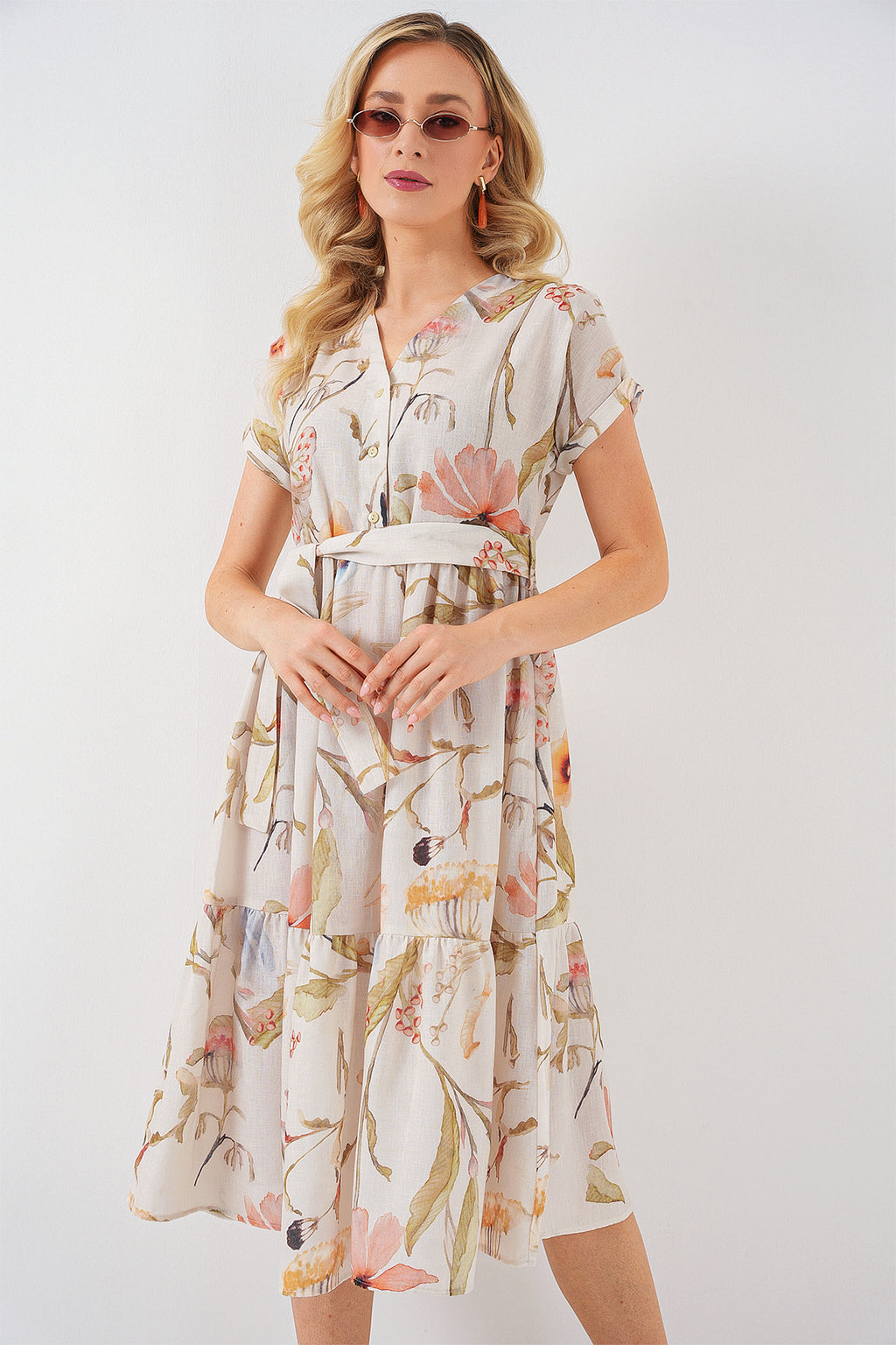 Cream Women Dress
