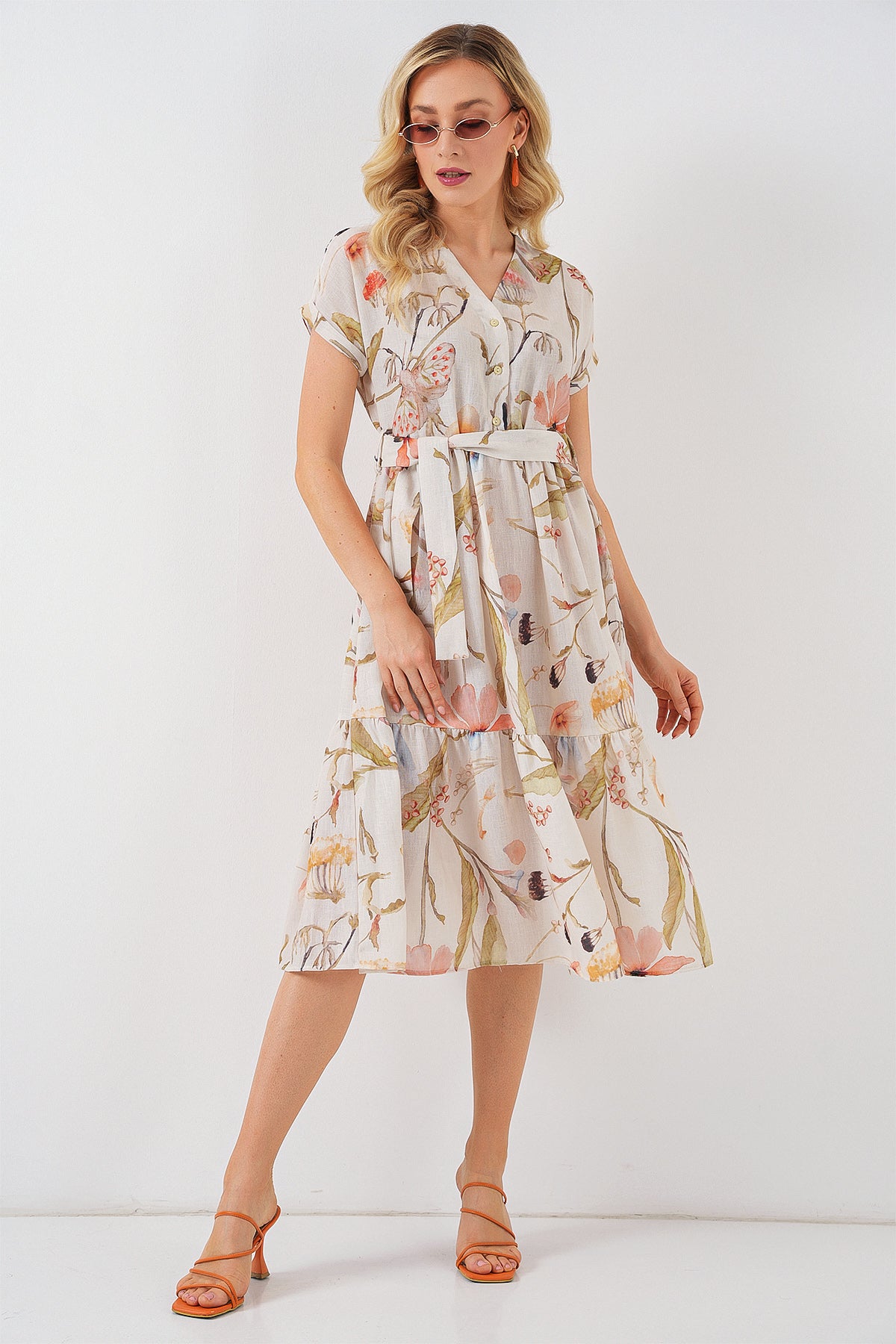 Cream Women Dress