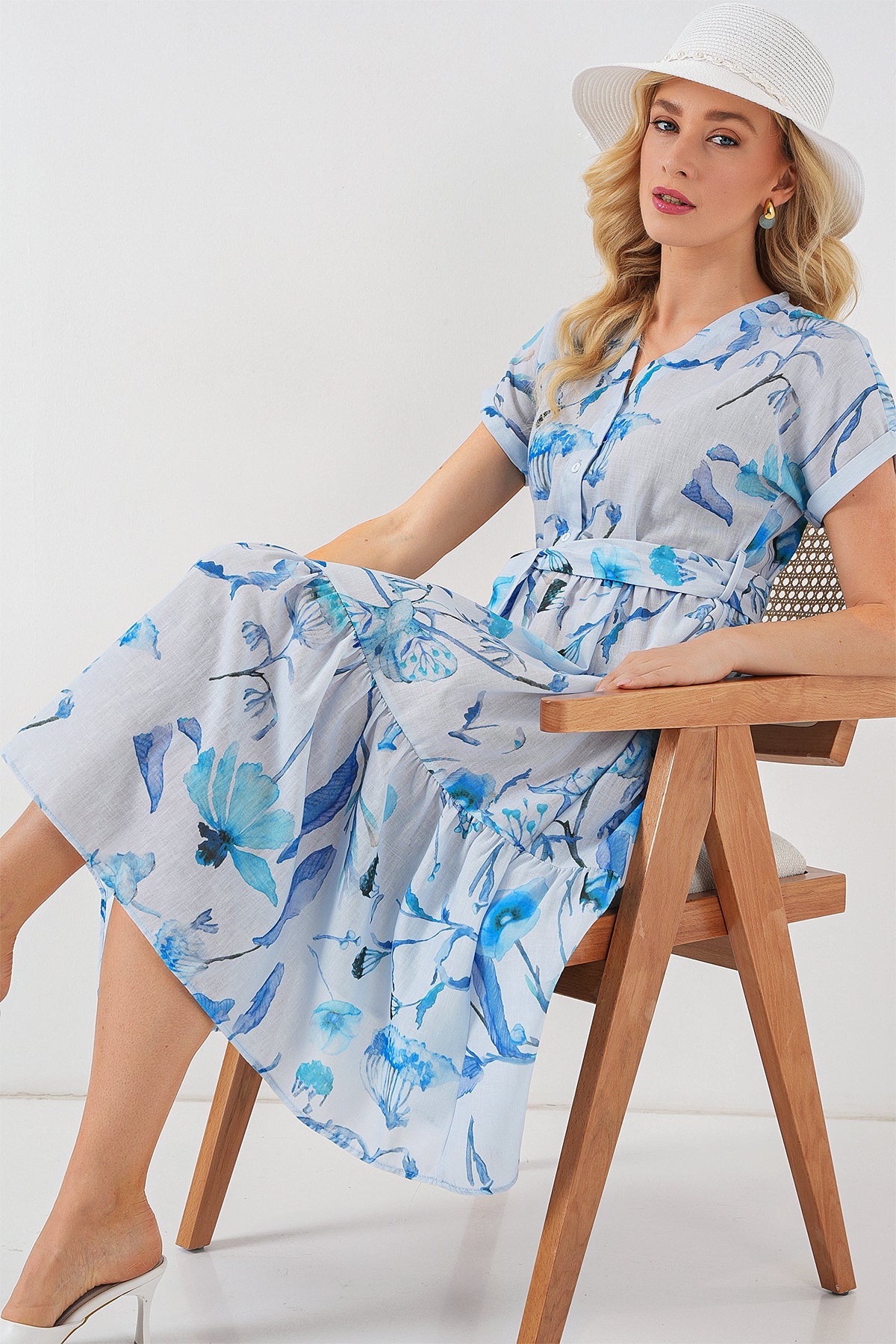 Blue Women Dress