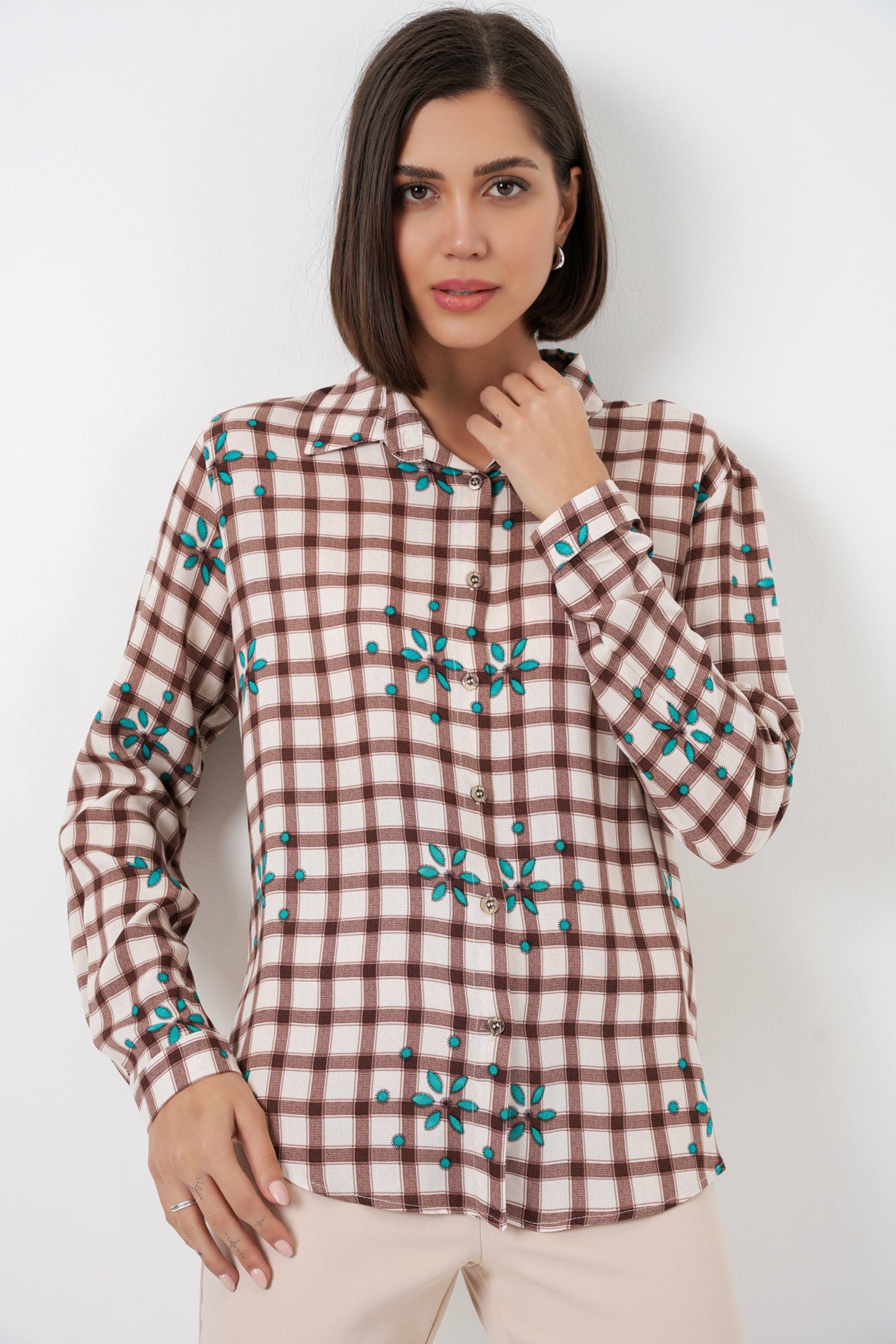Brown Women Shirt
