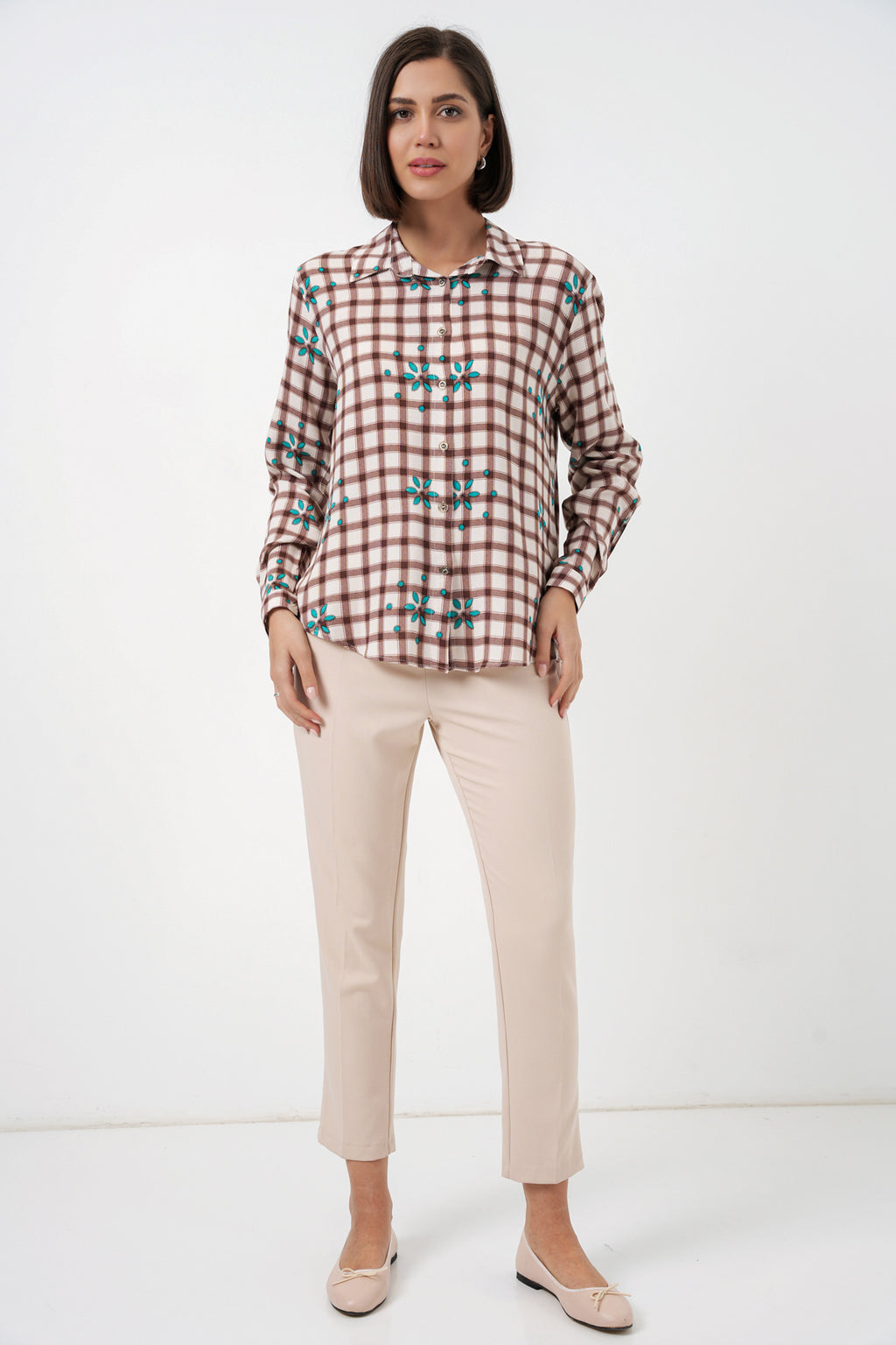 Brown Women Shirt