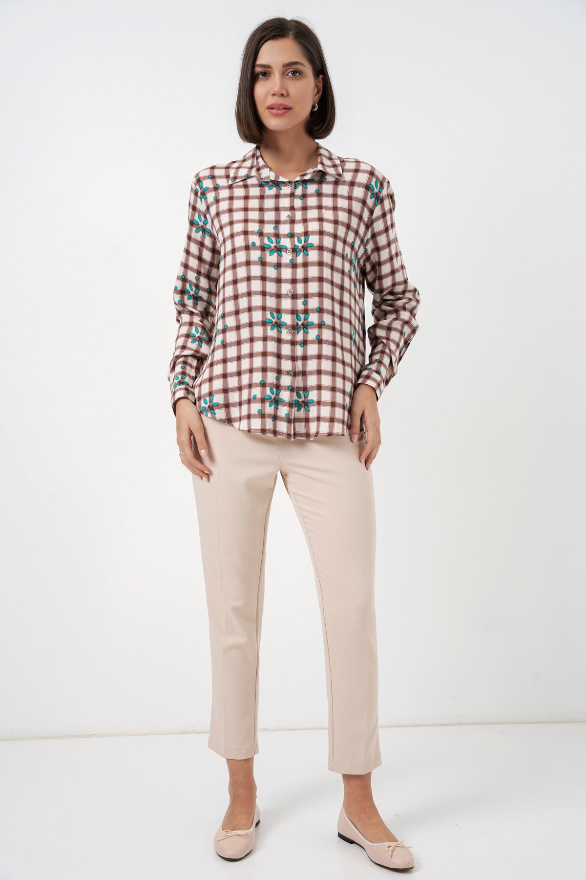 Brown Women Shirt