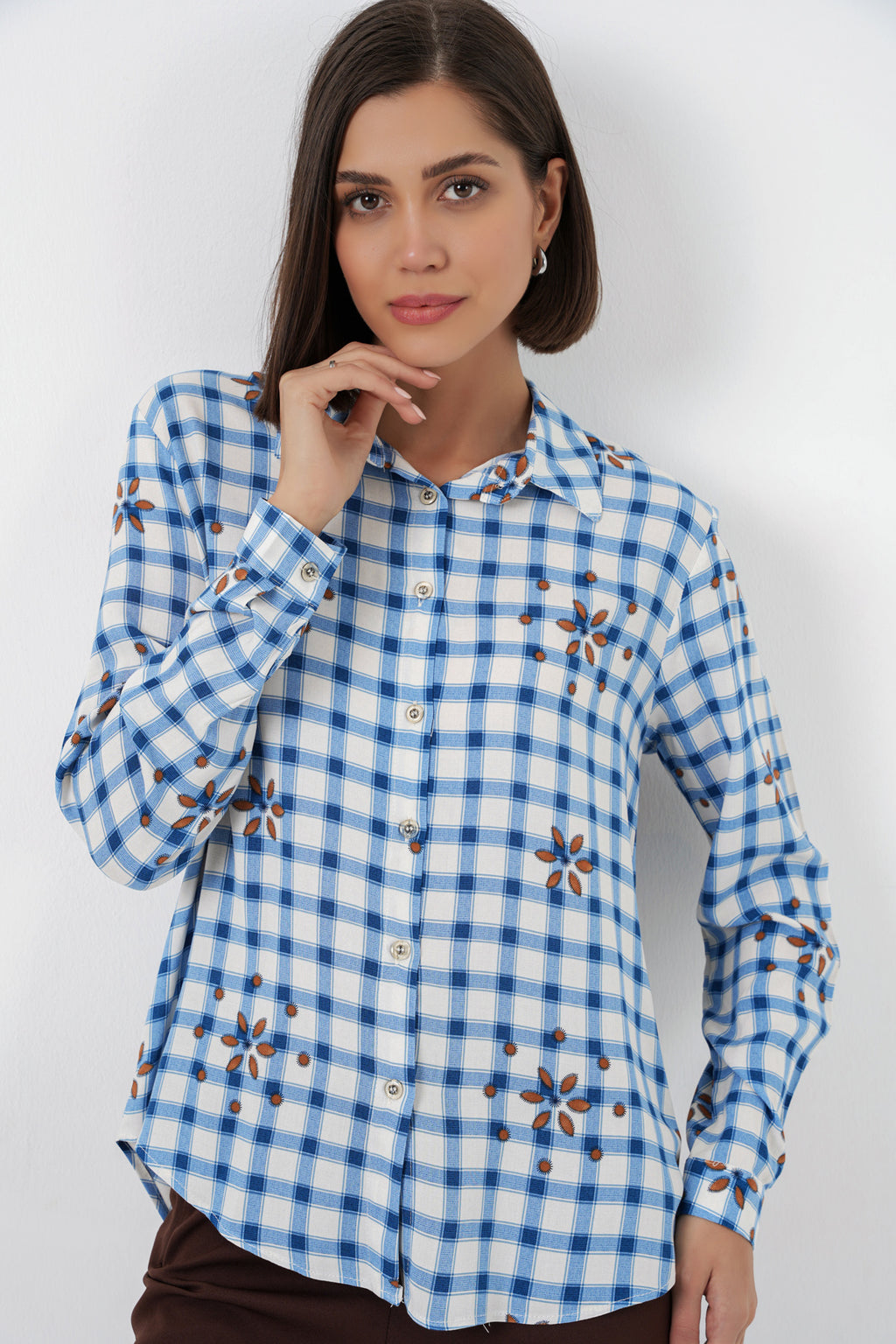 Blue Women Shirt