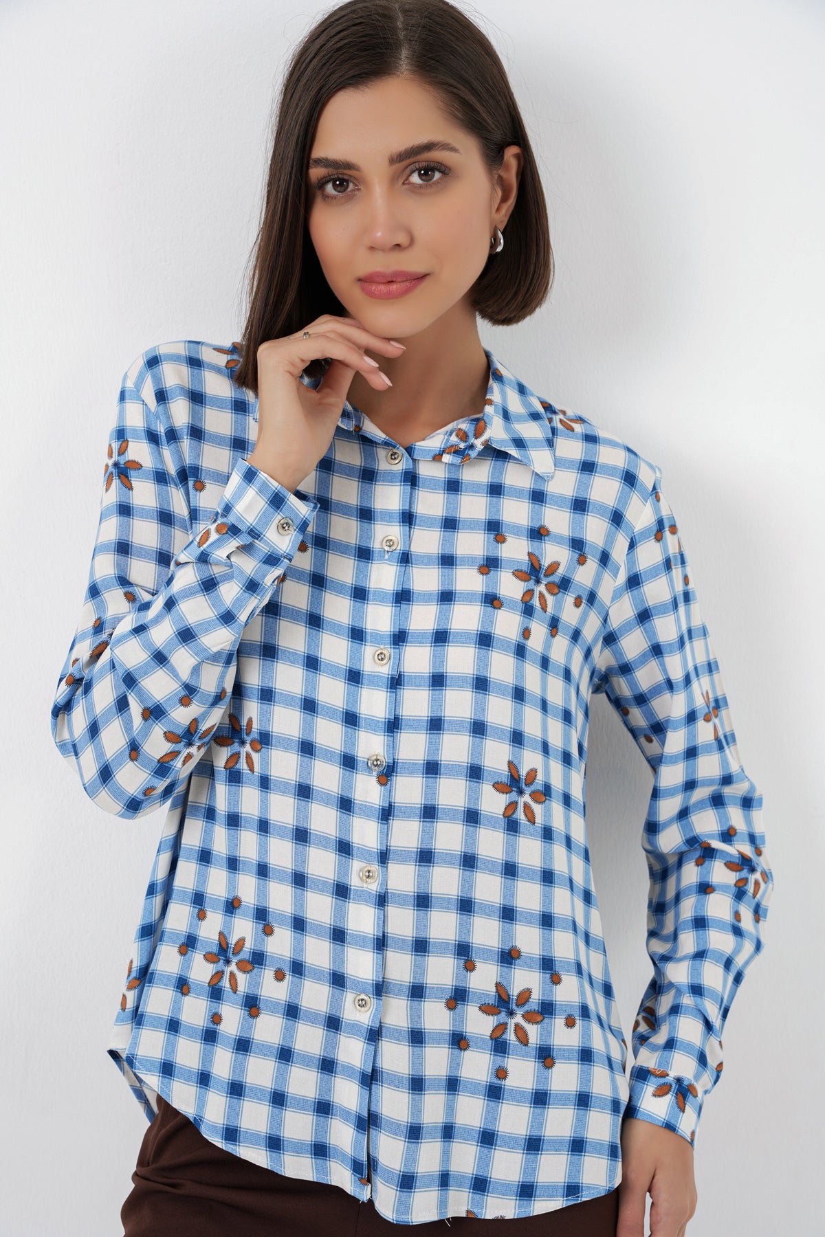 Blue Women Shirt