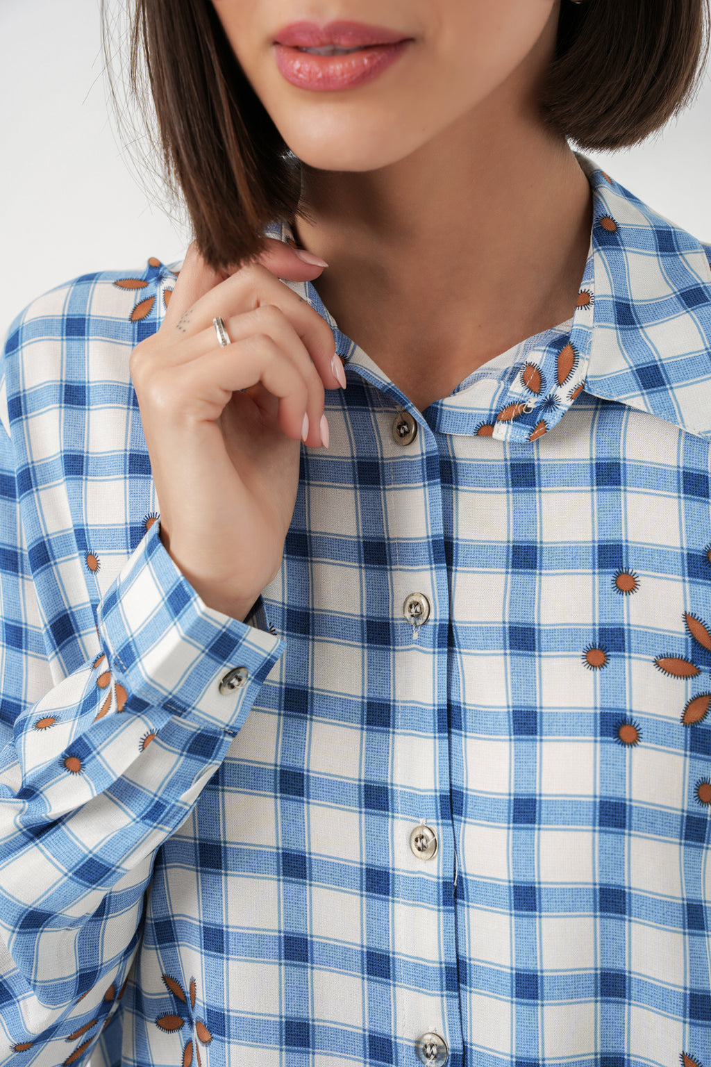 Blue Women Shirt