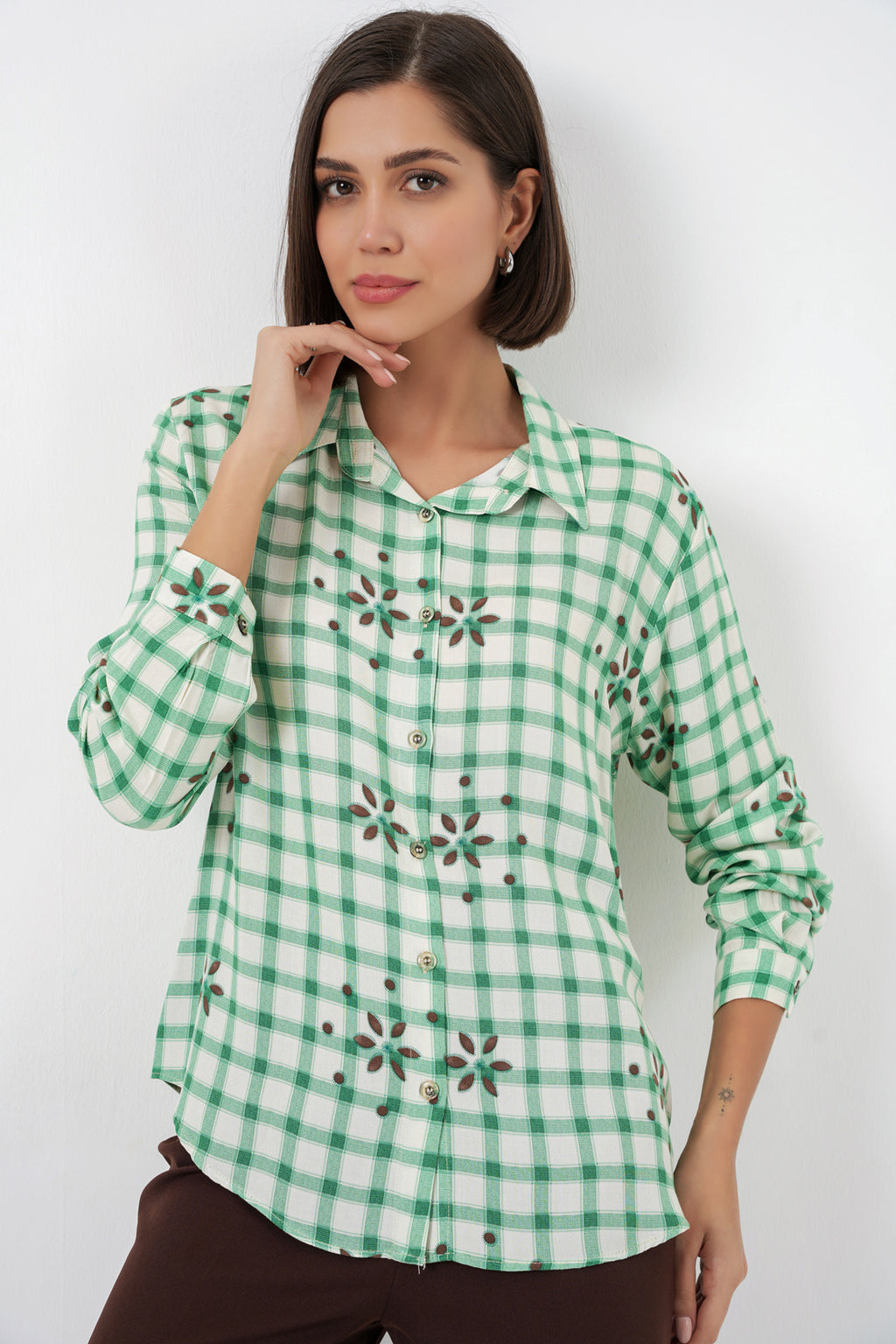 Green Women Shirt