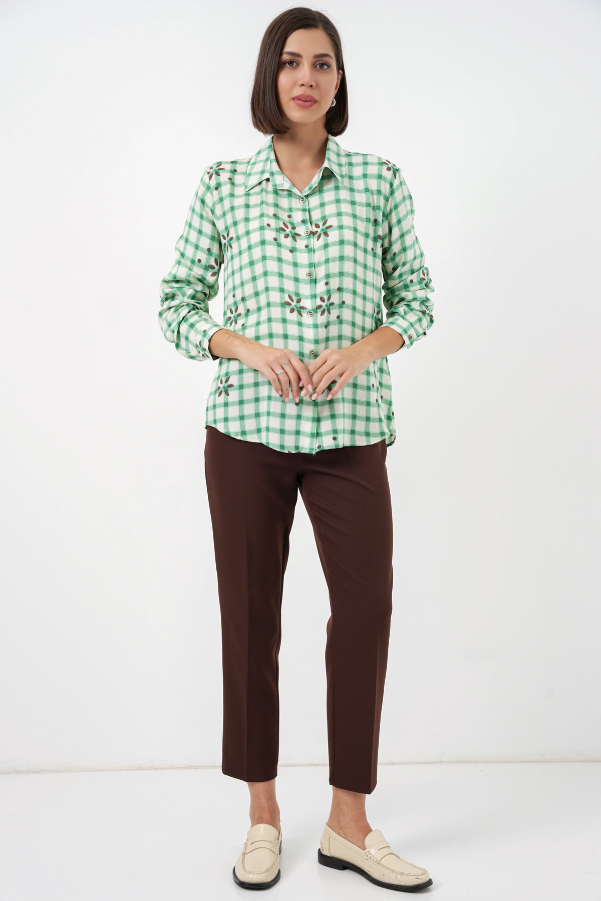 Green Women Shirt