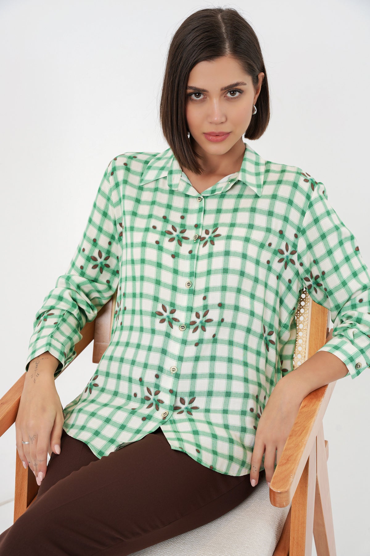 Green Women Shirt