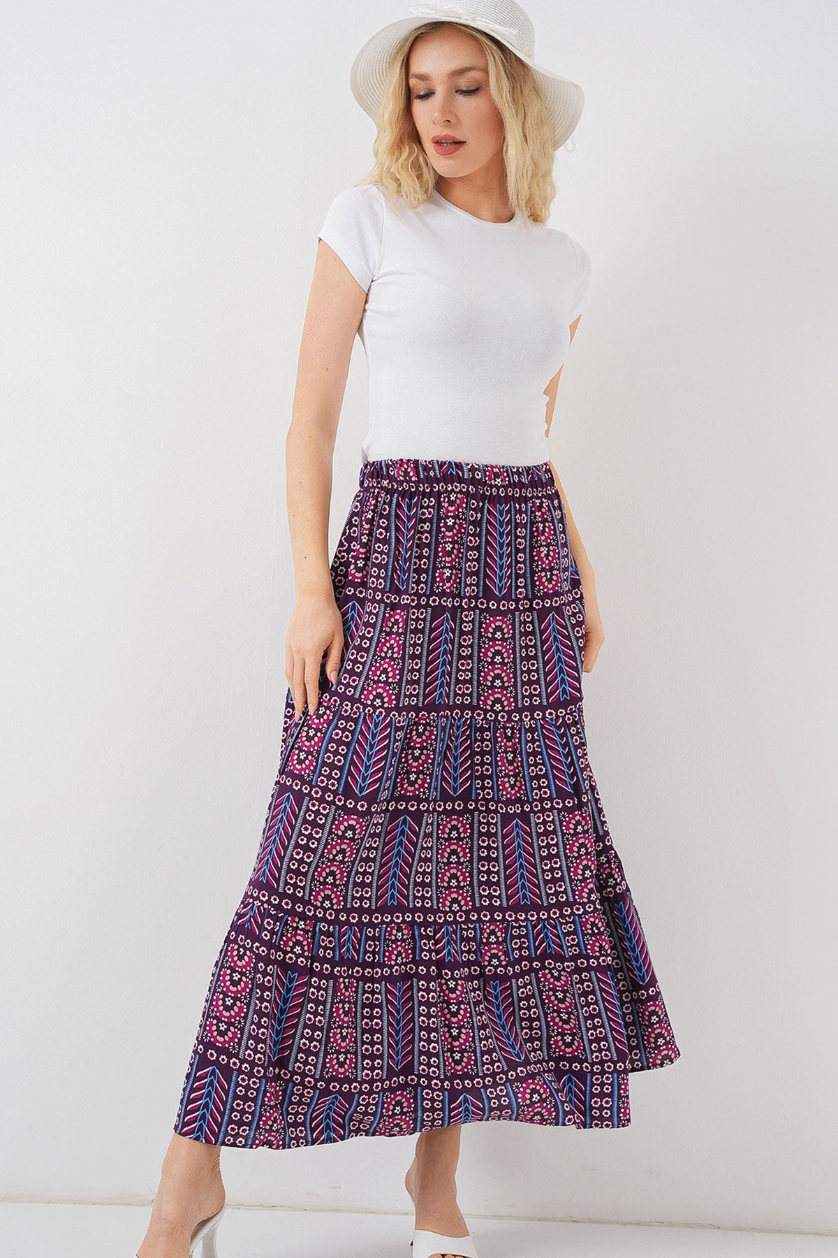 Purple Women Skirt