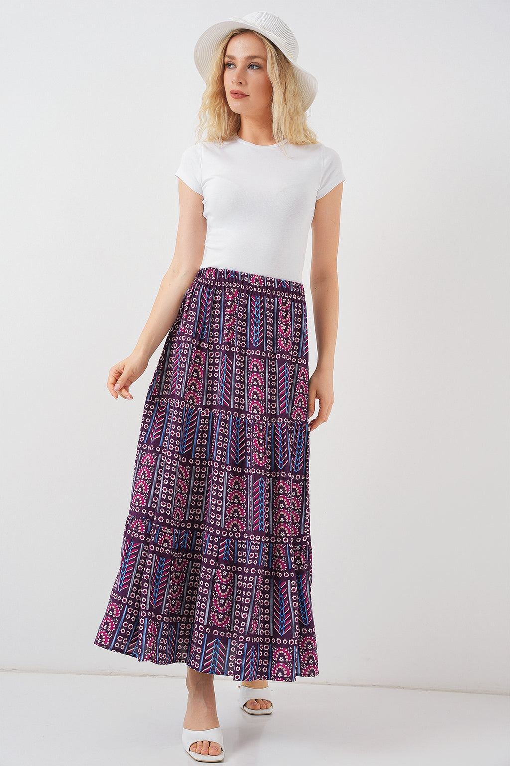 Purple Women Skirt