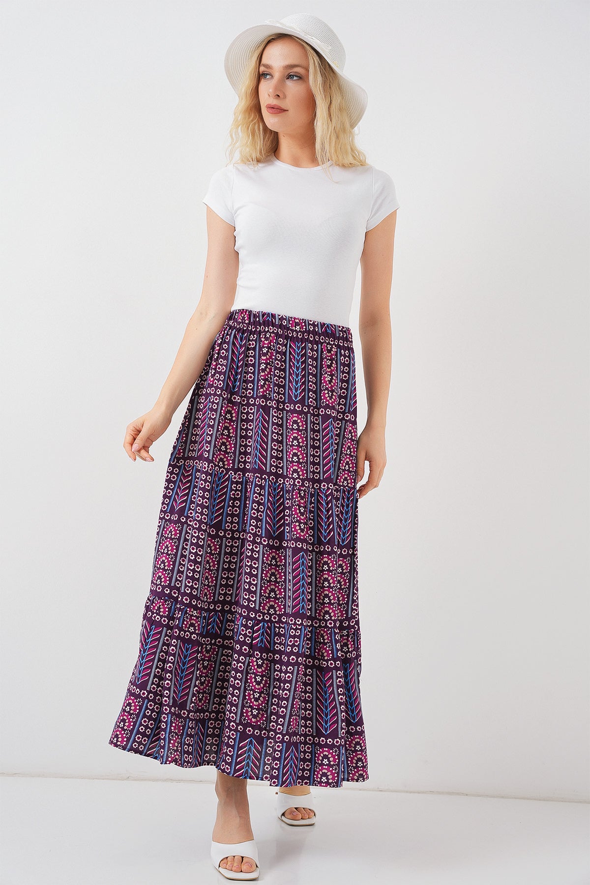 Purple Women Skirt