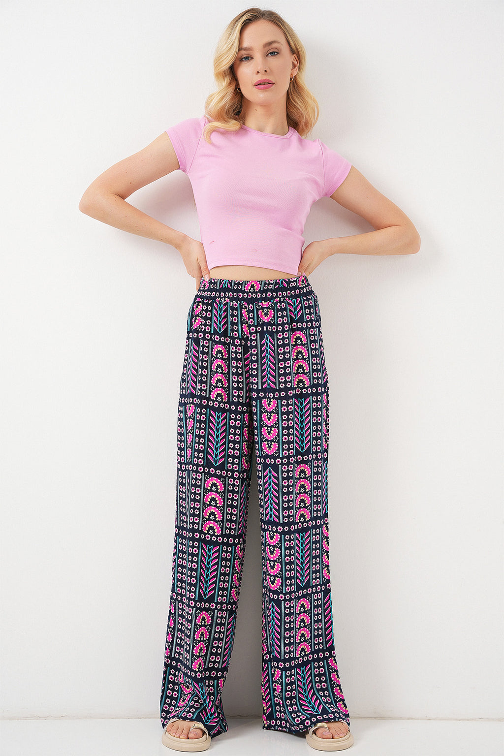 Navy Blue Women Pants
