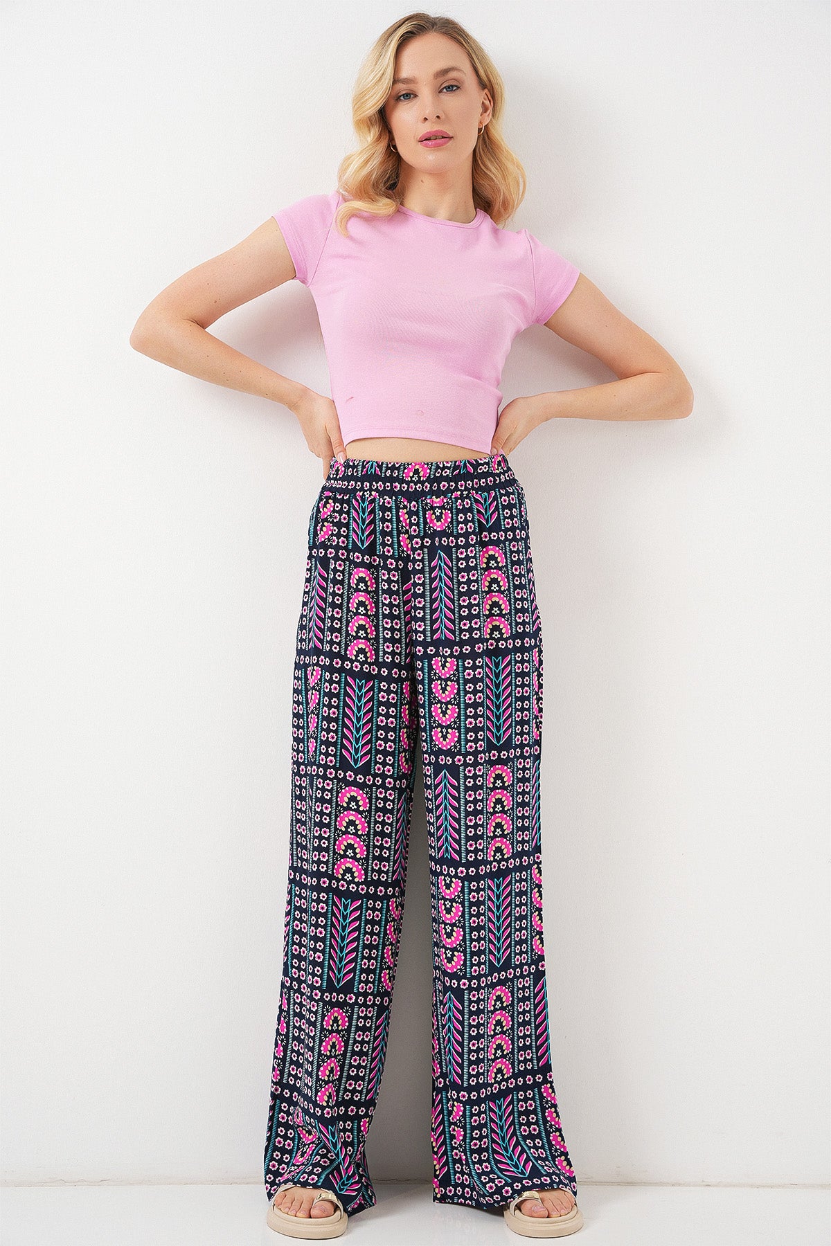 Navy Blue Women Pants