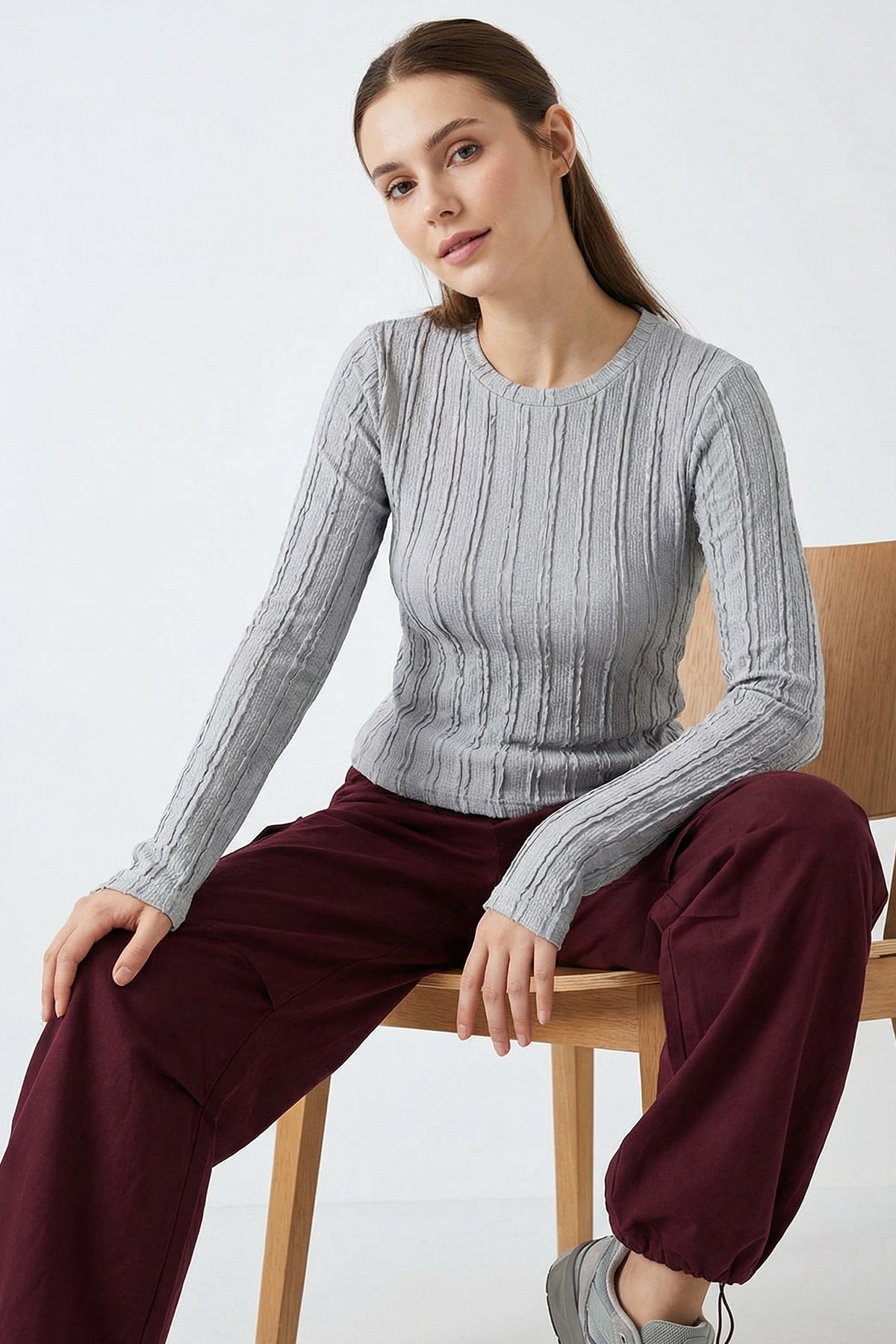 Grey Women Blouse