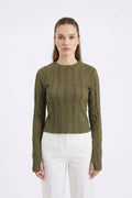 Khaki Women Blouse