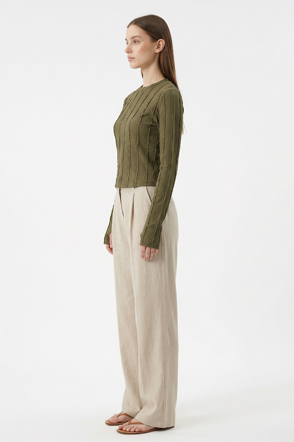 Khaki Women Blouse