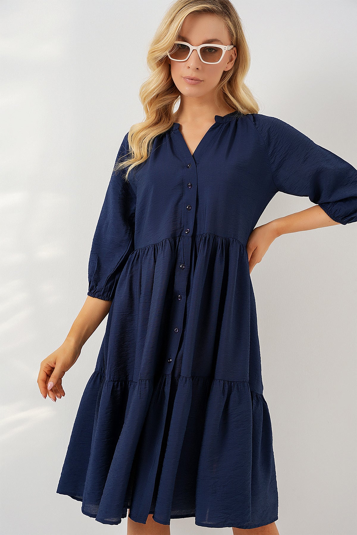 Navy Blue Women Dress