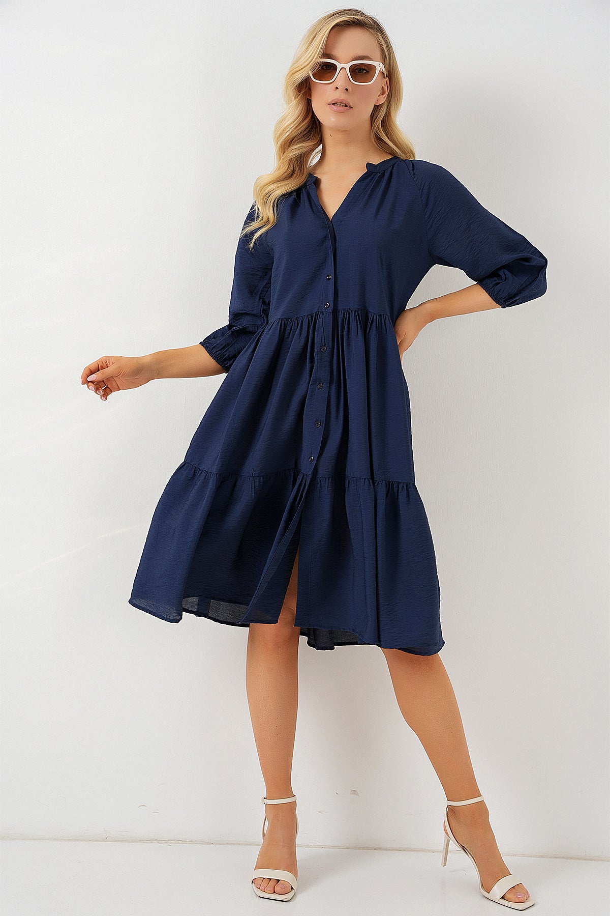 Navy Blue Women Dress