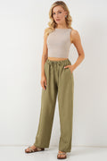 green Women Pants