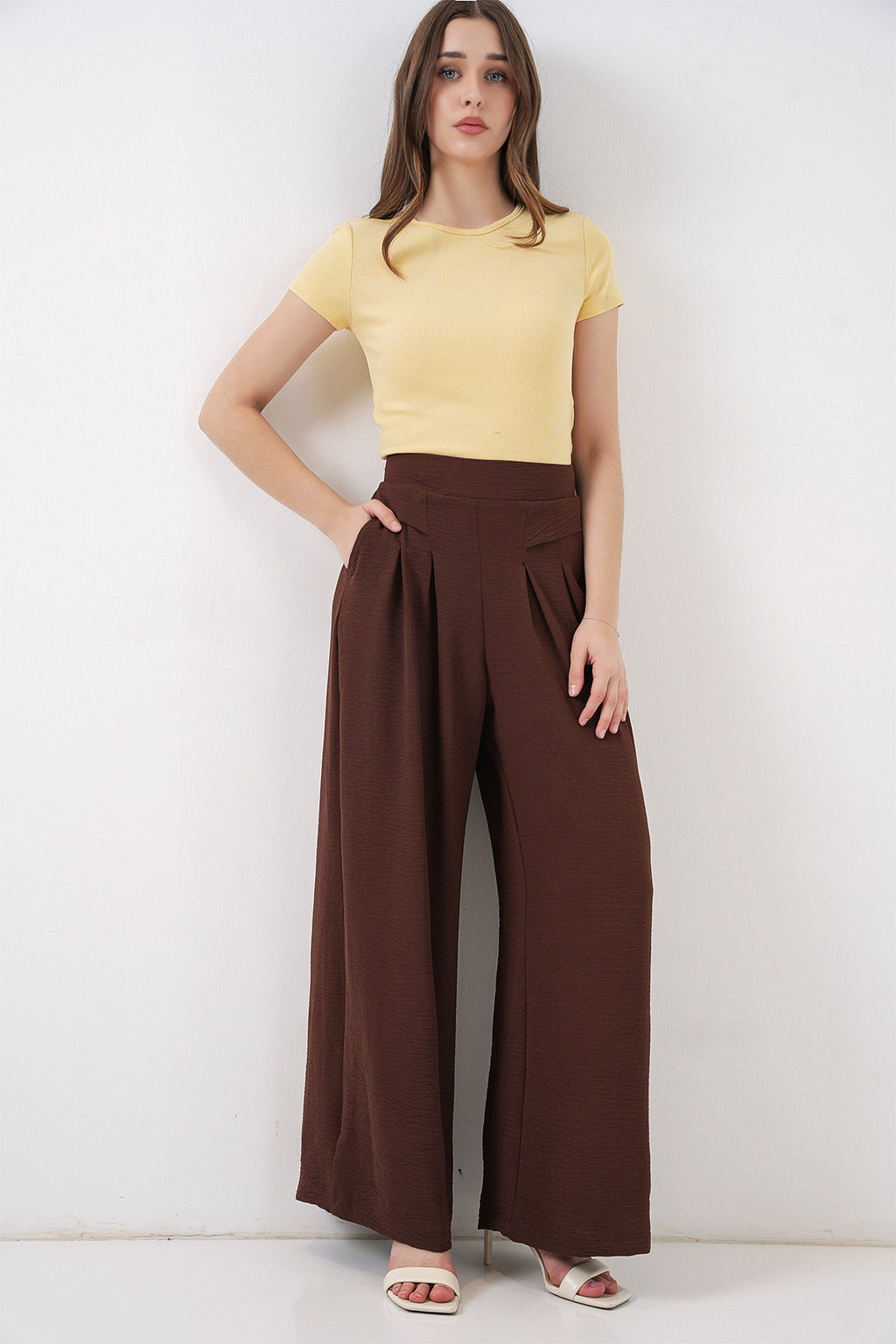 Brown Women Pants
