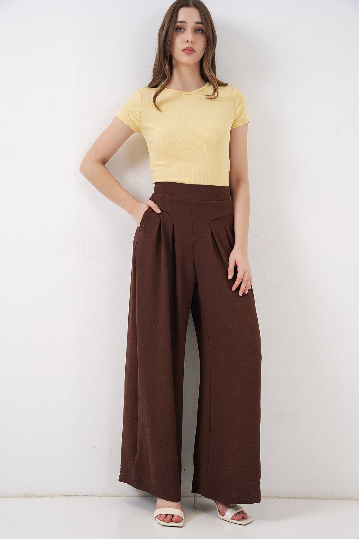 Brown Women Pants