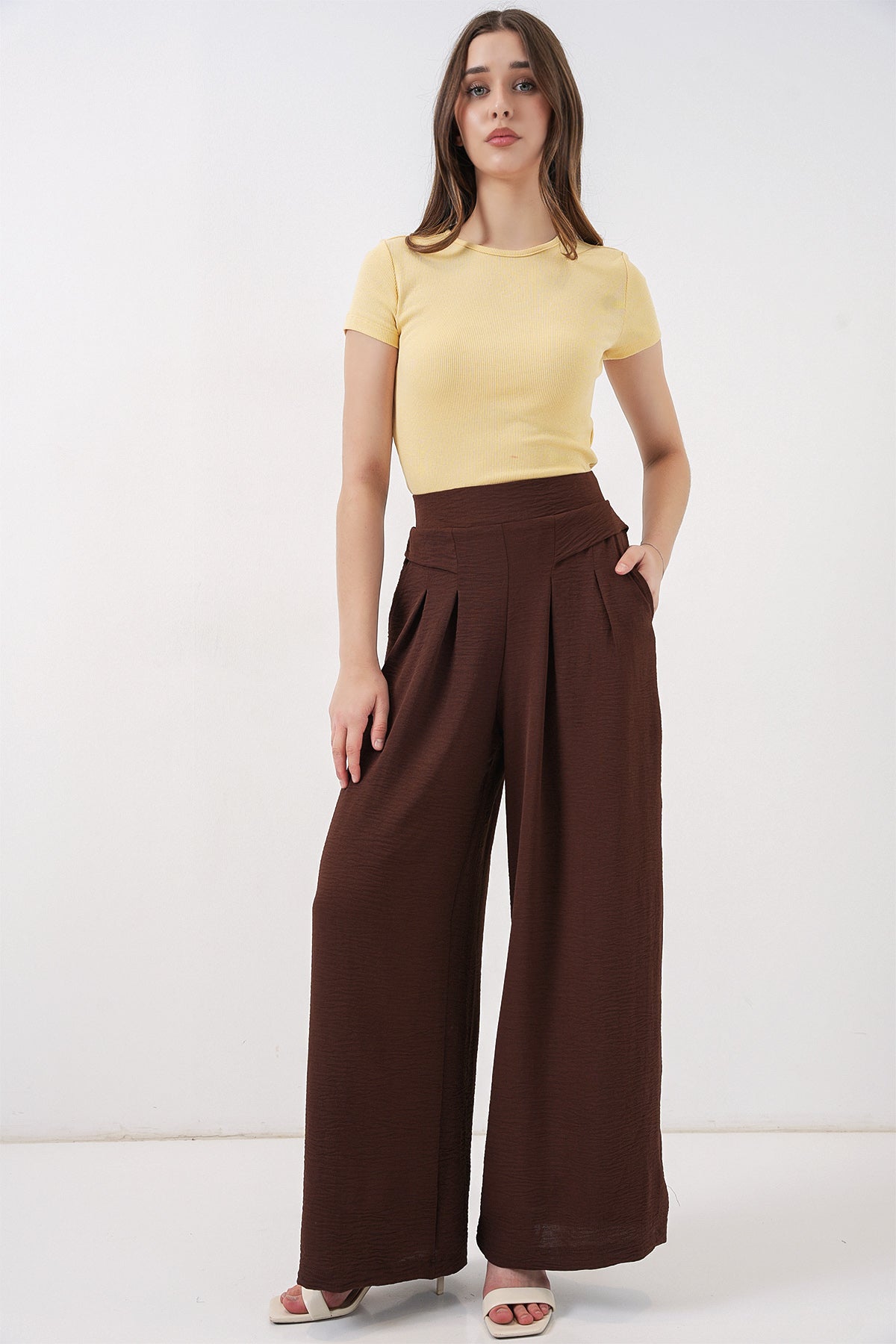 Brown Women Pants