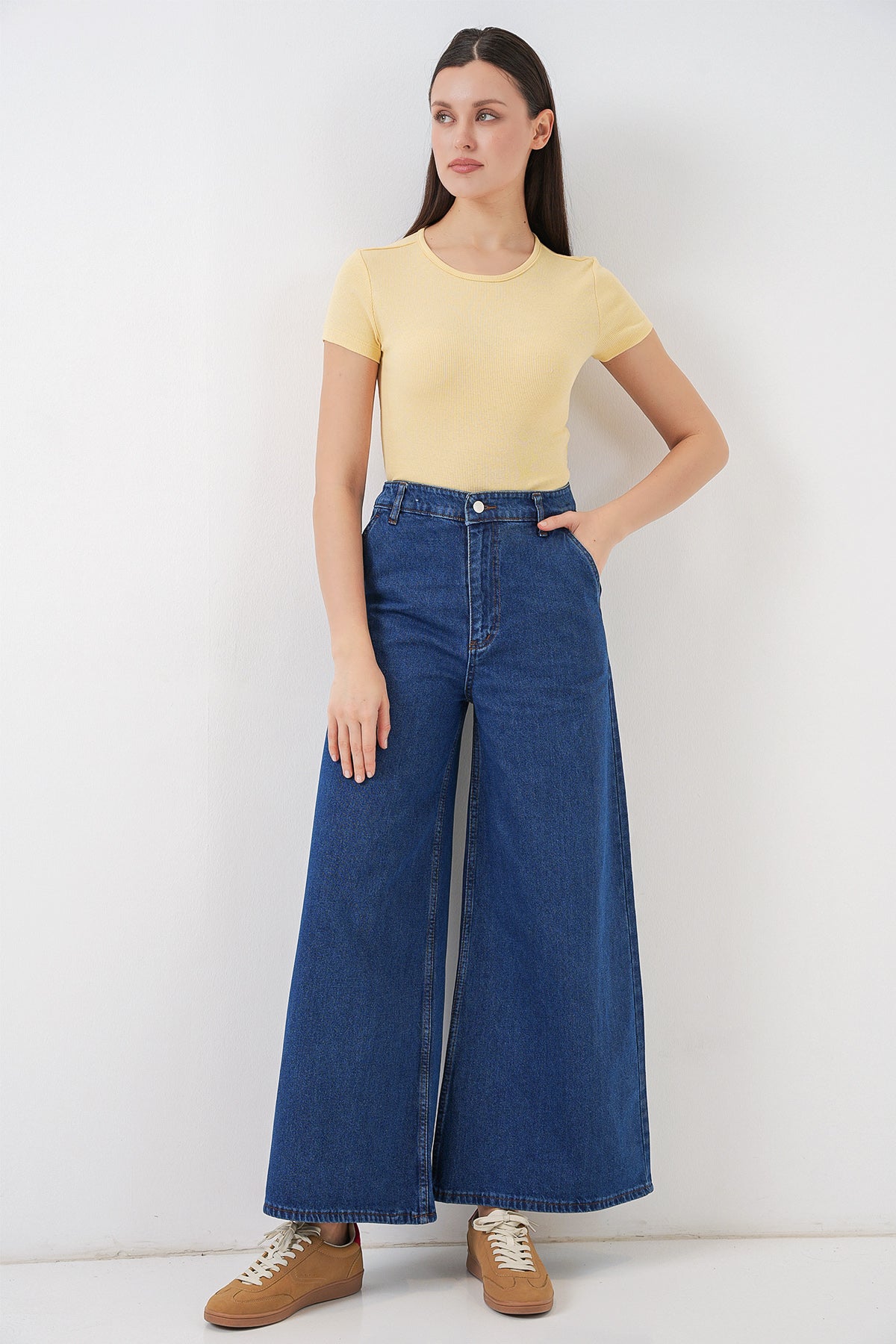 Blue Women Pants