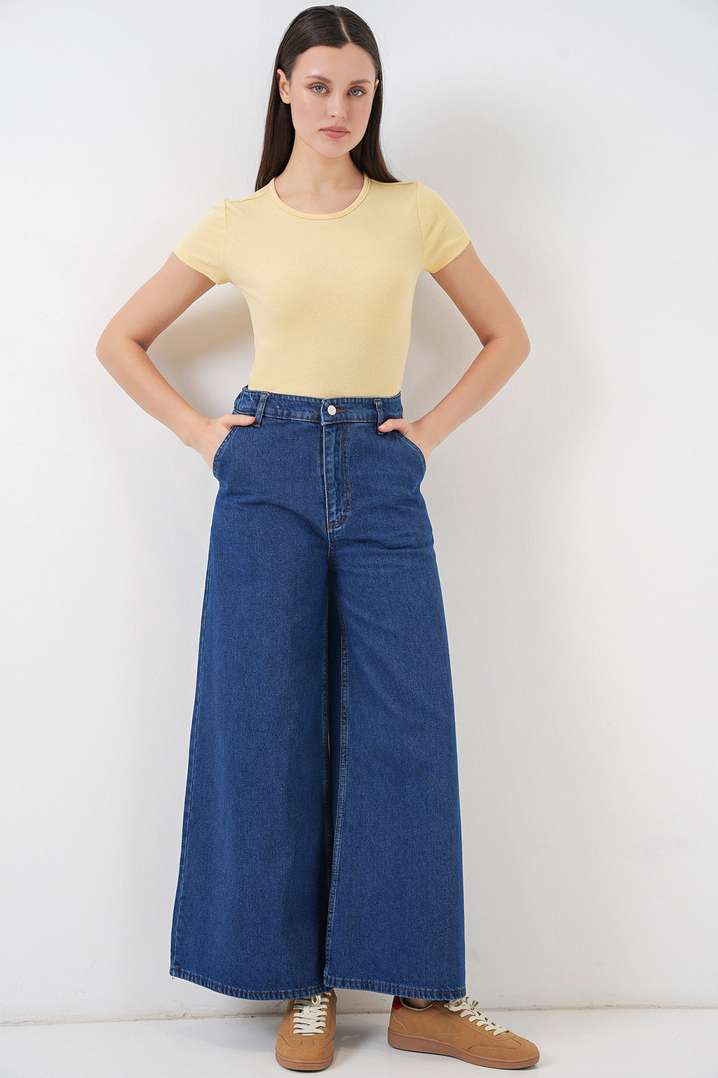 Blue Women Pants