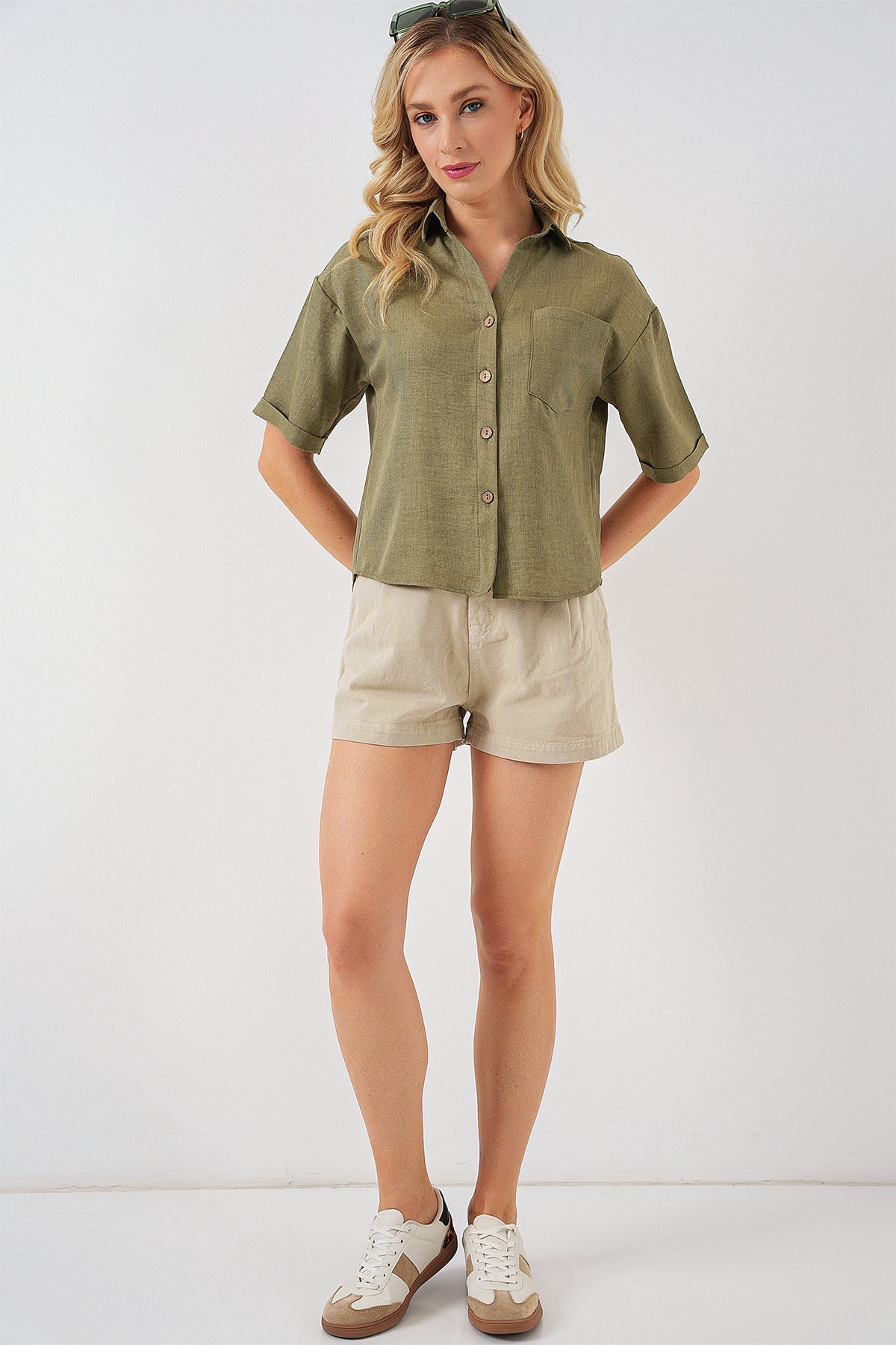 green Women Shirt