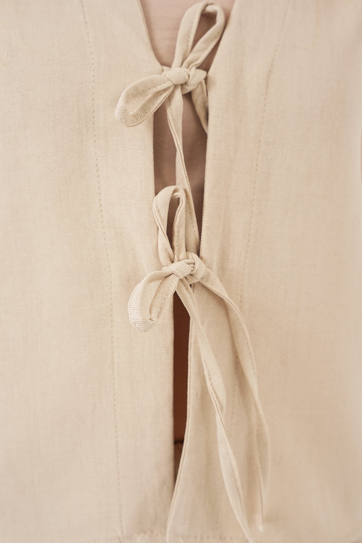 Beige Women Top and Bottom Set