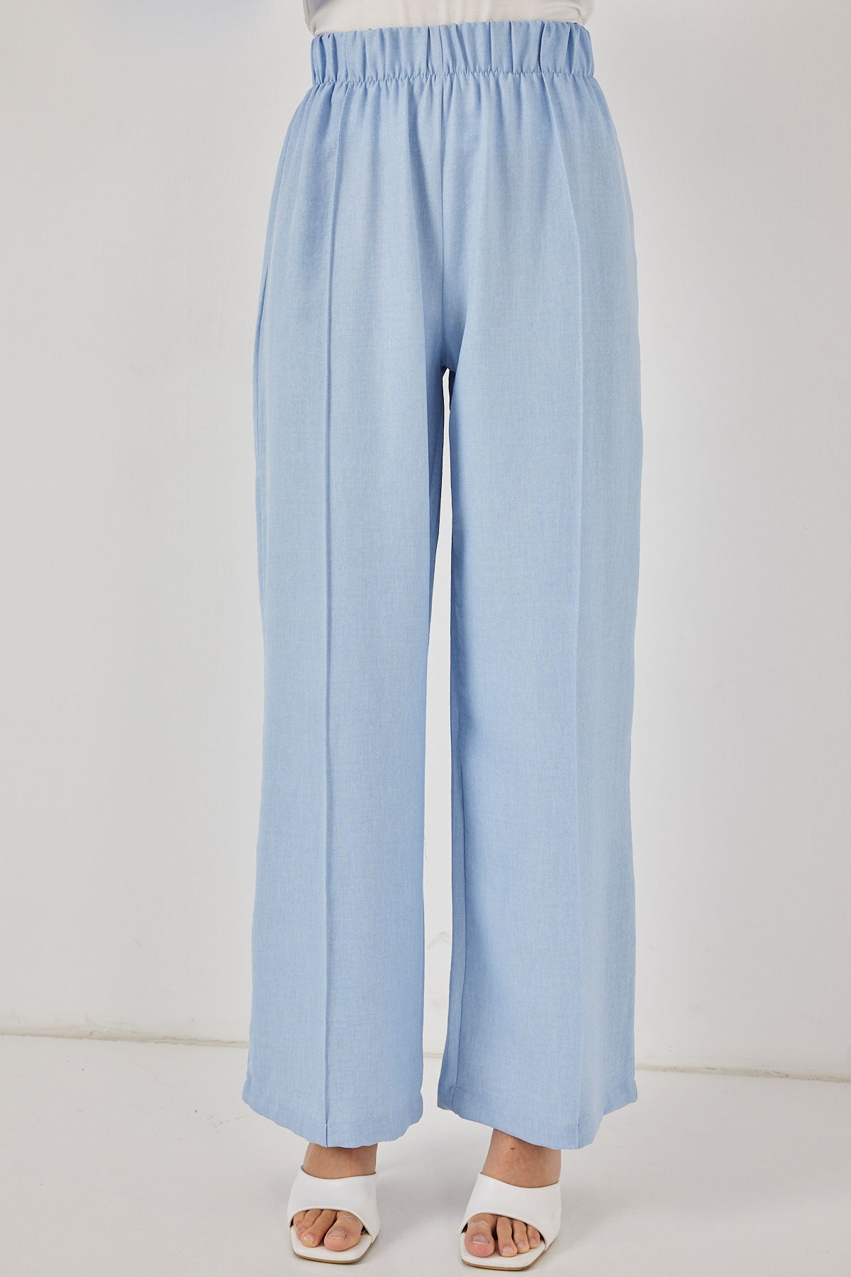 Blue Women Top and Bottom Set