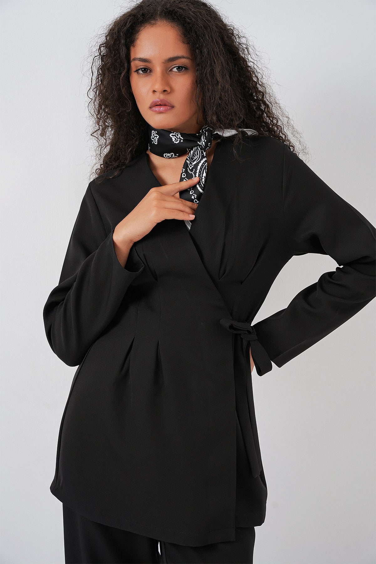 Black Women Top and Bottom Set