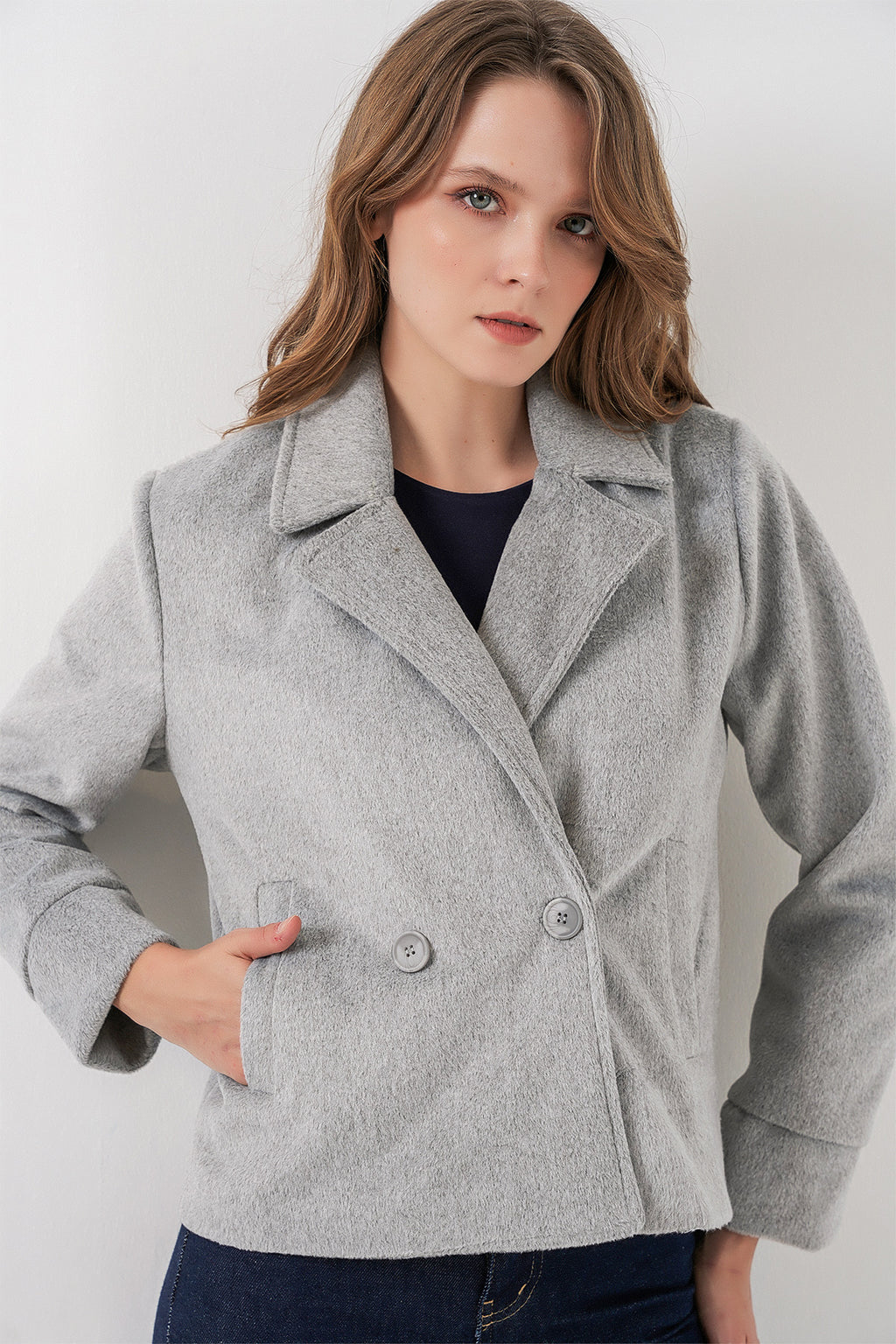 Grey Women Jacket